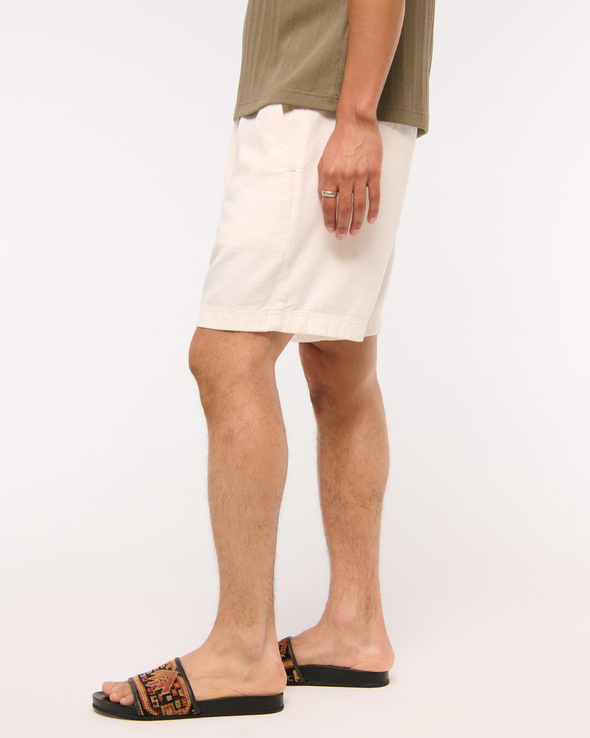 Cotton Texture Pull-On Short Product Image