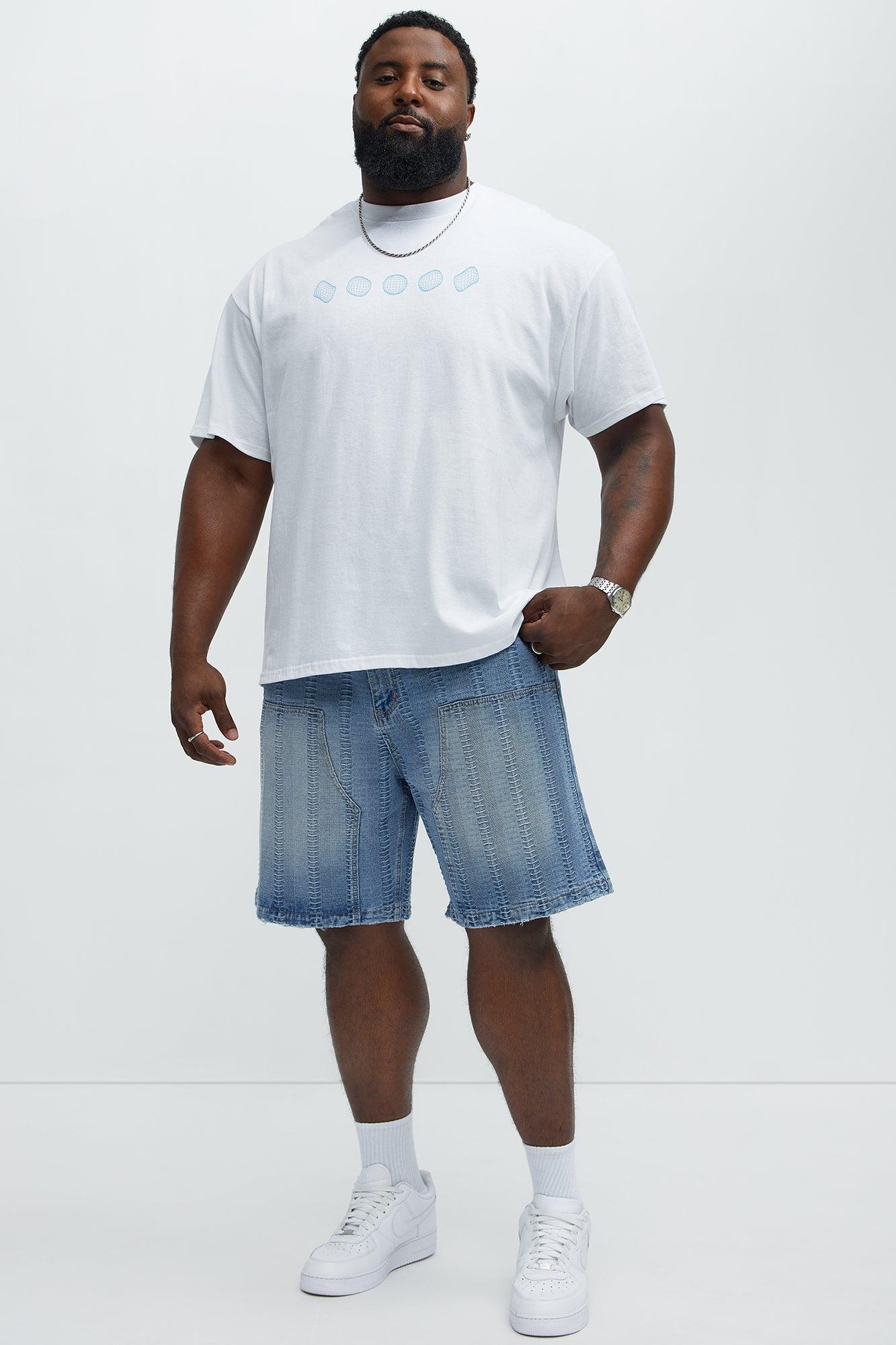 Make Your Own Wave Short Sleeve Tee - White Male Product Image