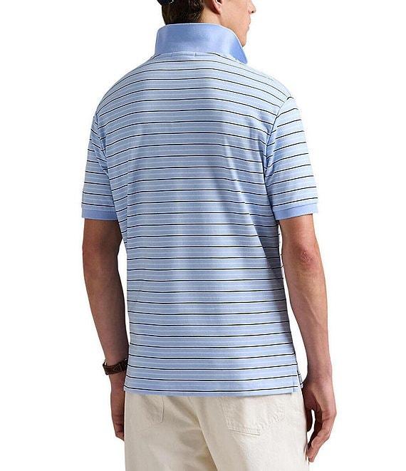 Polo Ralph Lauren Classic Fit Multi Stripe Soft Cotton Short Sleeve Polo Shirt Product Image
