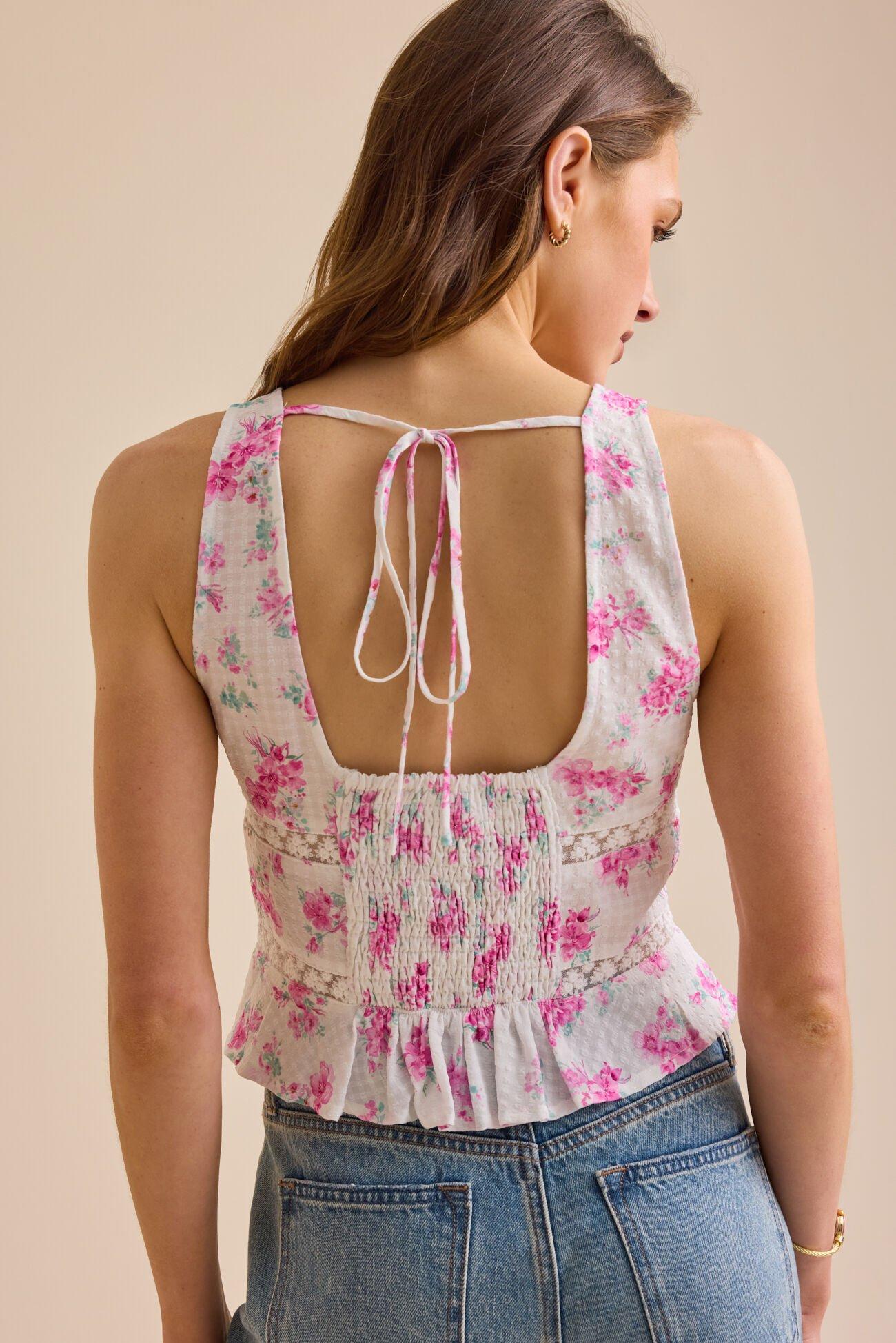 Houston Floral Tank Top Product Image