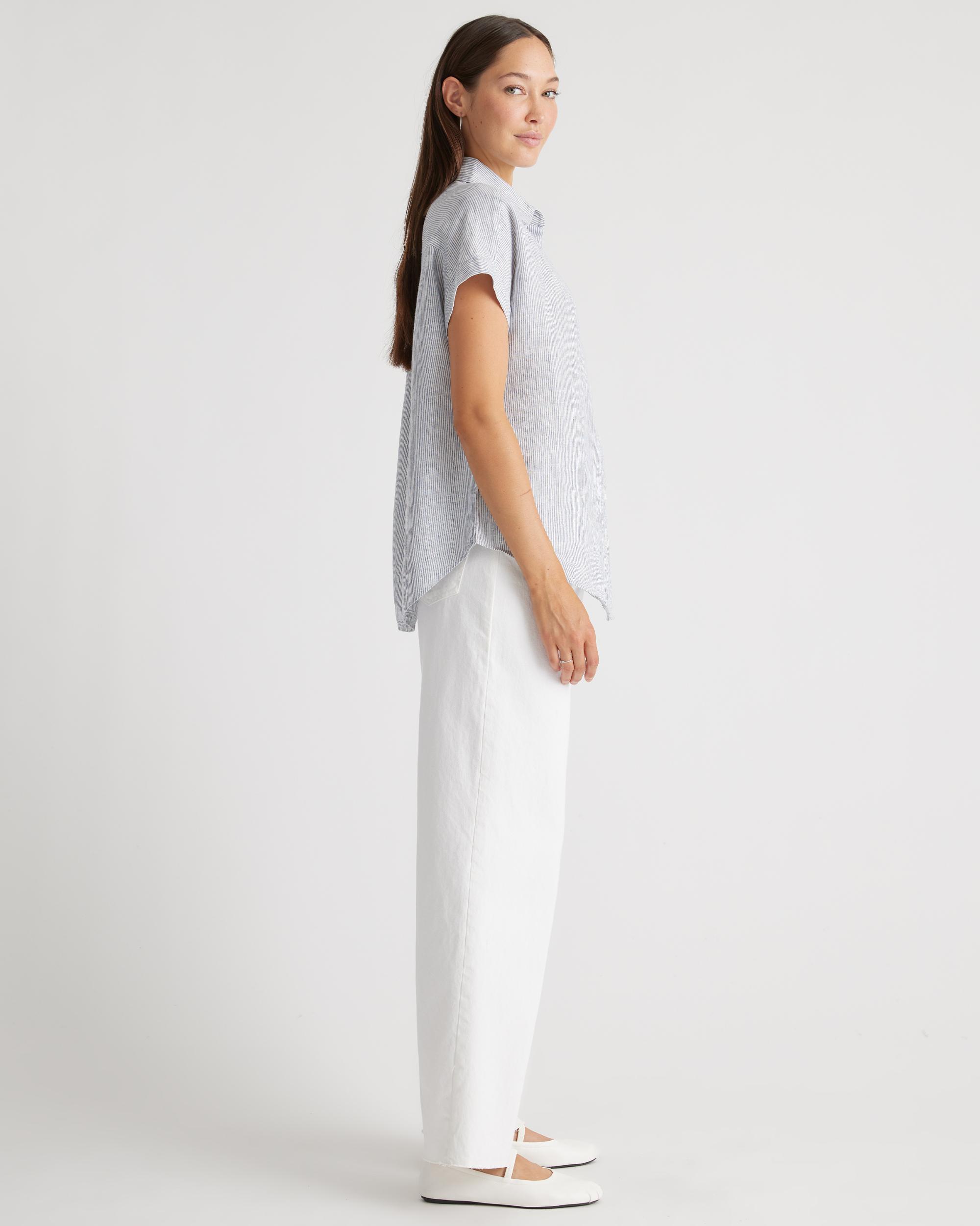 Quince | Women's 100% European Linen Camp Shirt Size XS Product Image