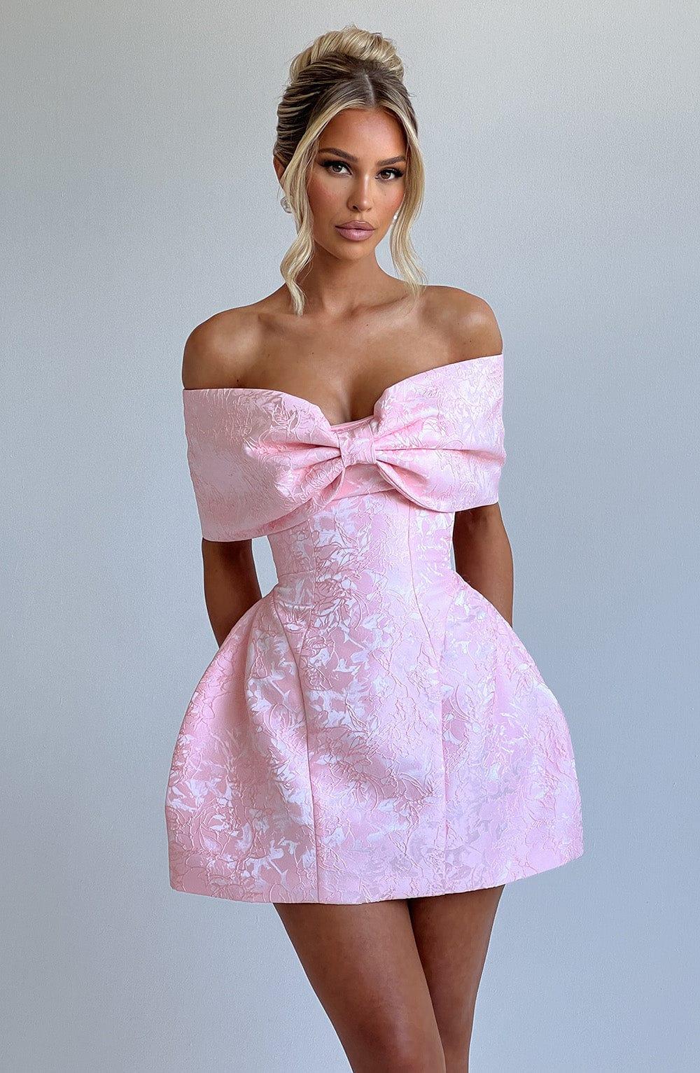 Raquel Mini Dress - Blush Product Image