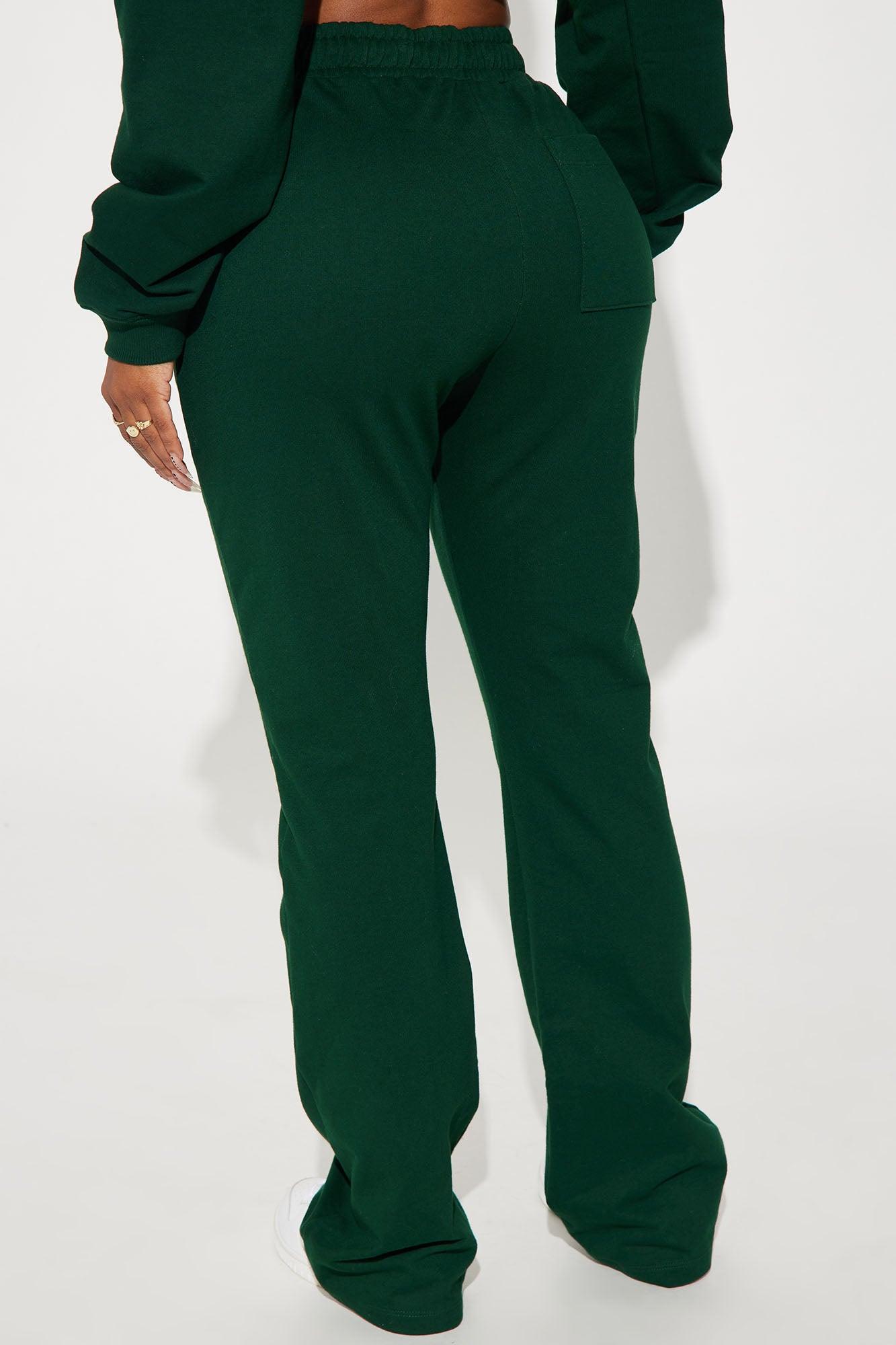 Flight Time Lounge Flare Pants - Green Product Image