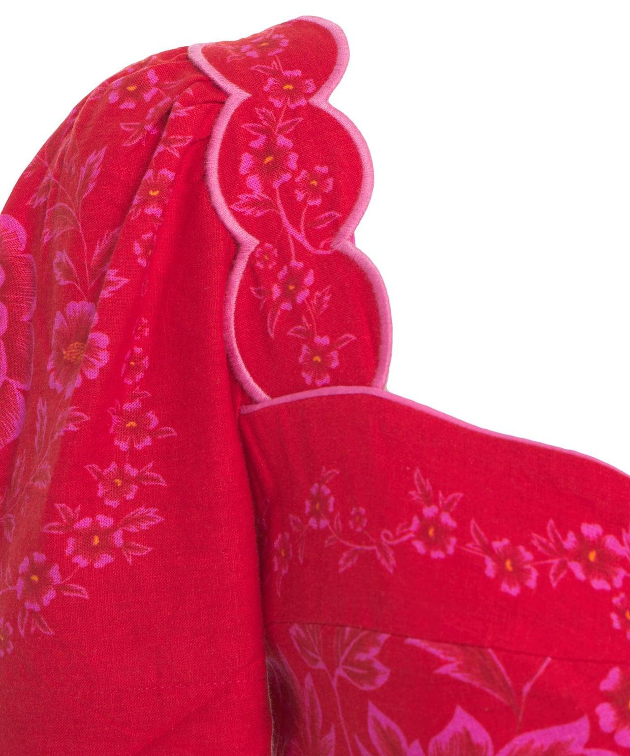 Short jumpsuit with floral pattern Product Image