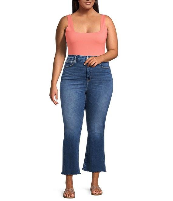 Good American Plus Size Soft Tech Good Legs Bootcut Jeans Product Image