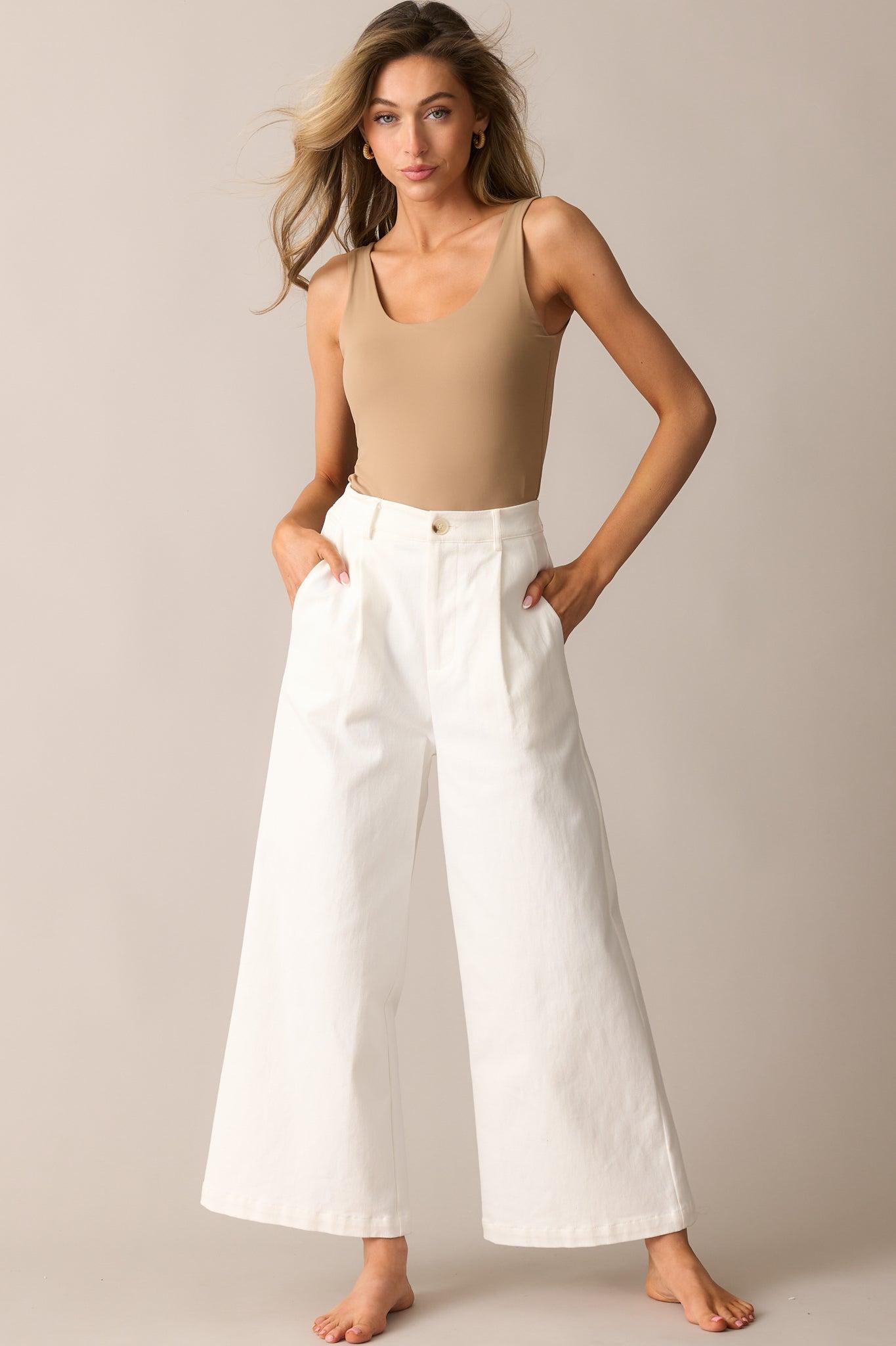 The Only One Tan Bodysuit Product Image