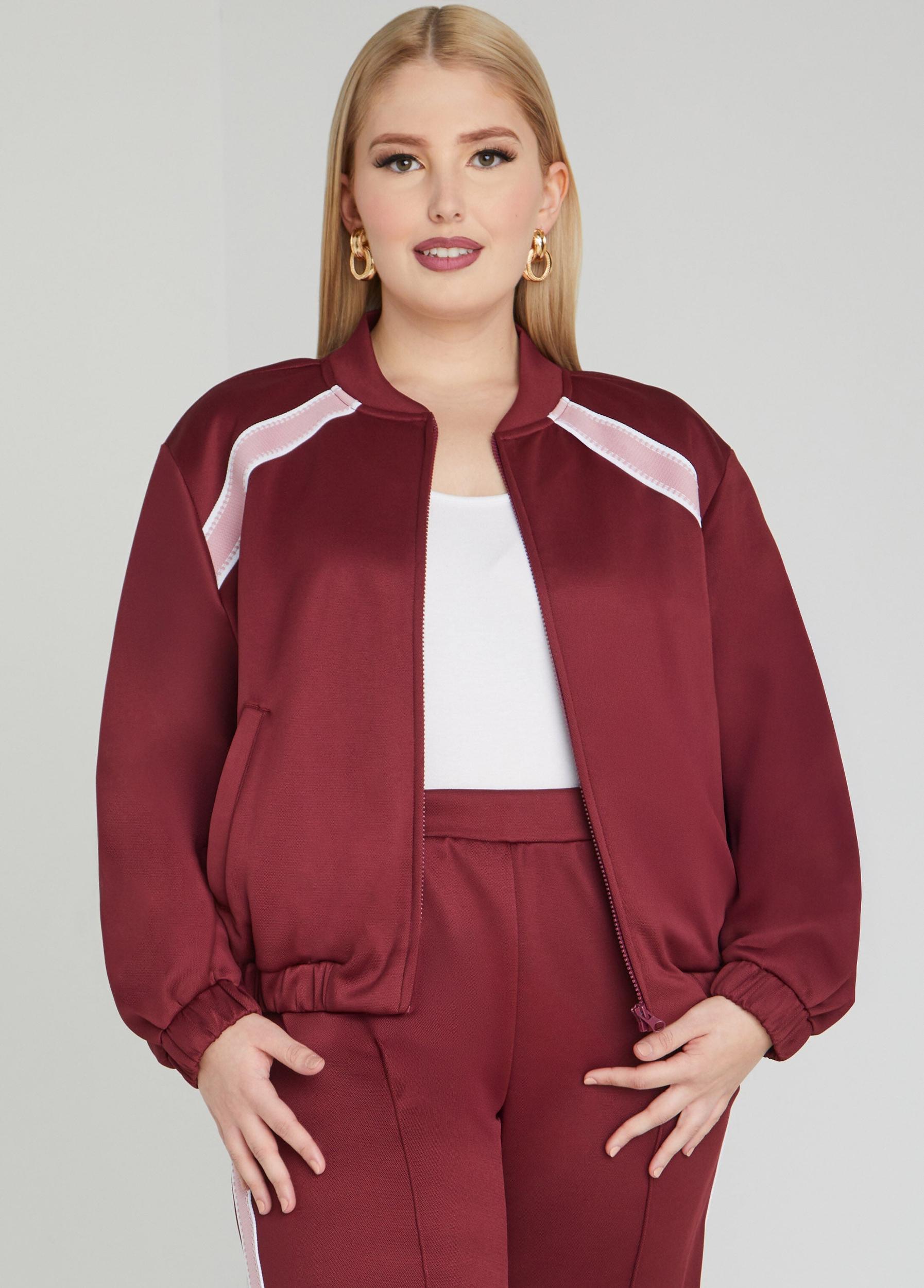 Embroidered Pique Track Jacket Product Image