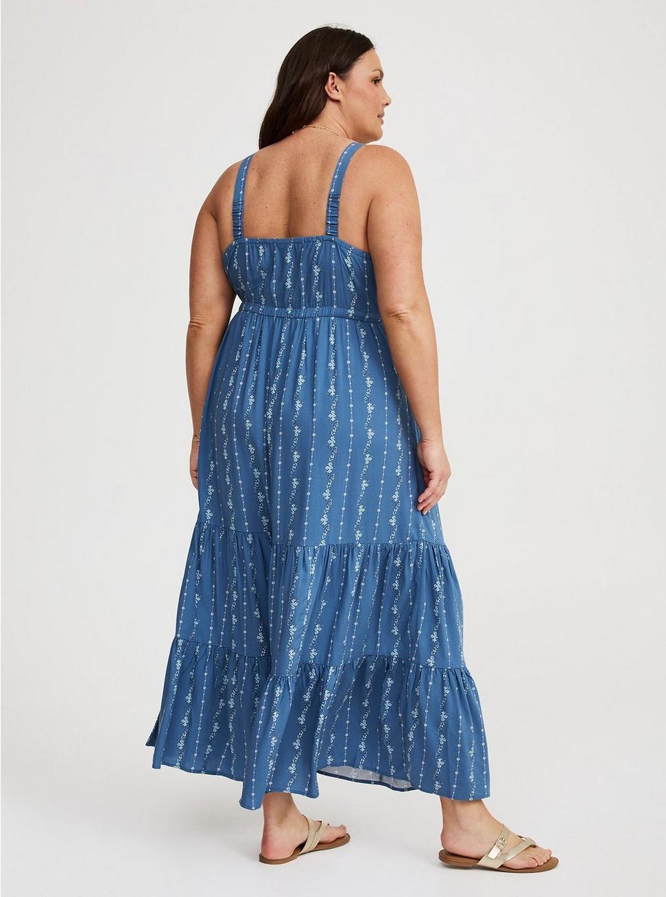 Maxi Surplice Tiered Tank Dress Product Image