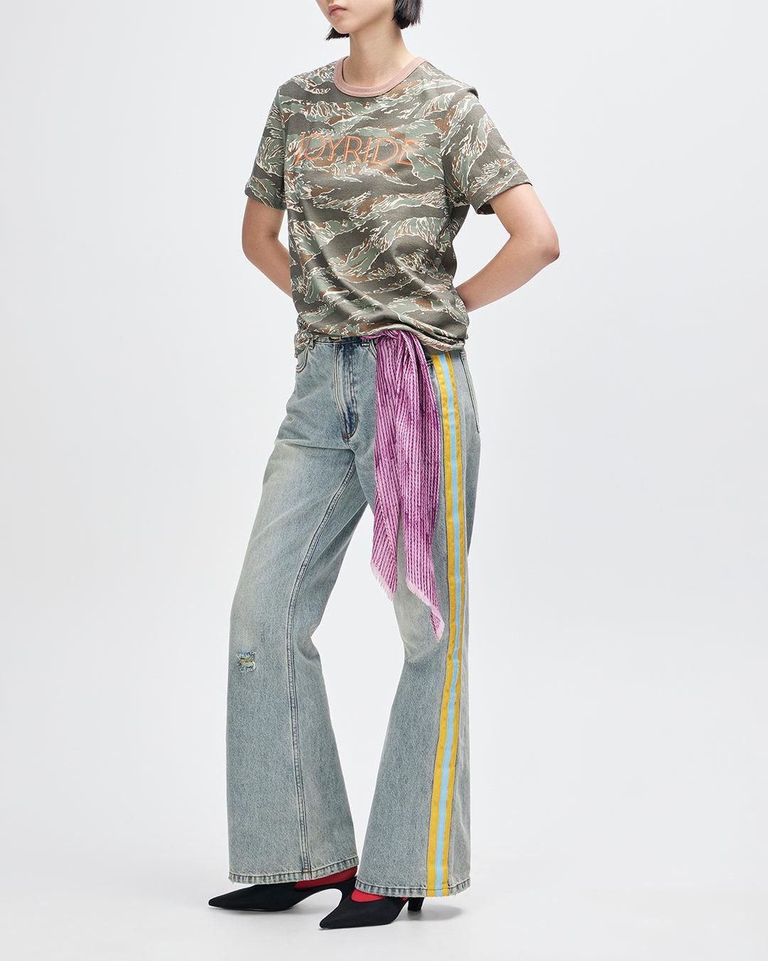 Joyride Ringer Tee - Ground Cover Green Product Image