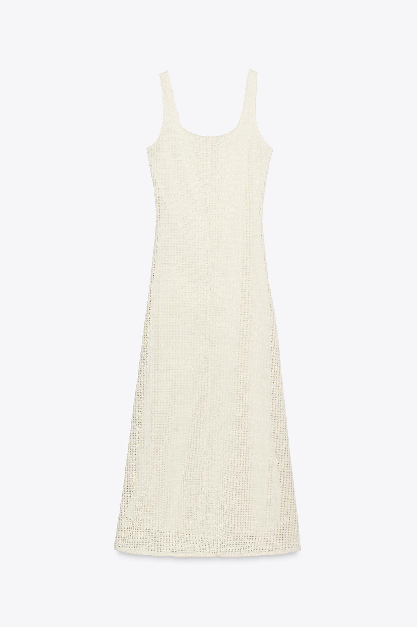 CROCHET MIDI DRESS Product Image