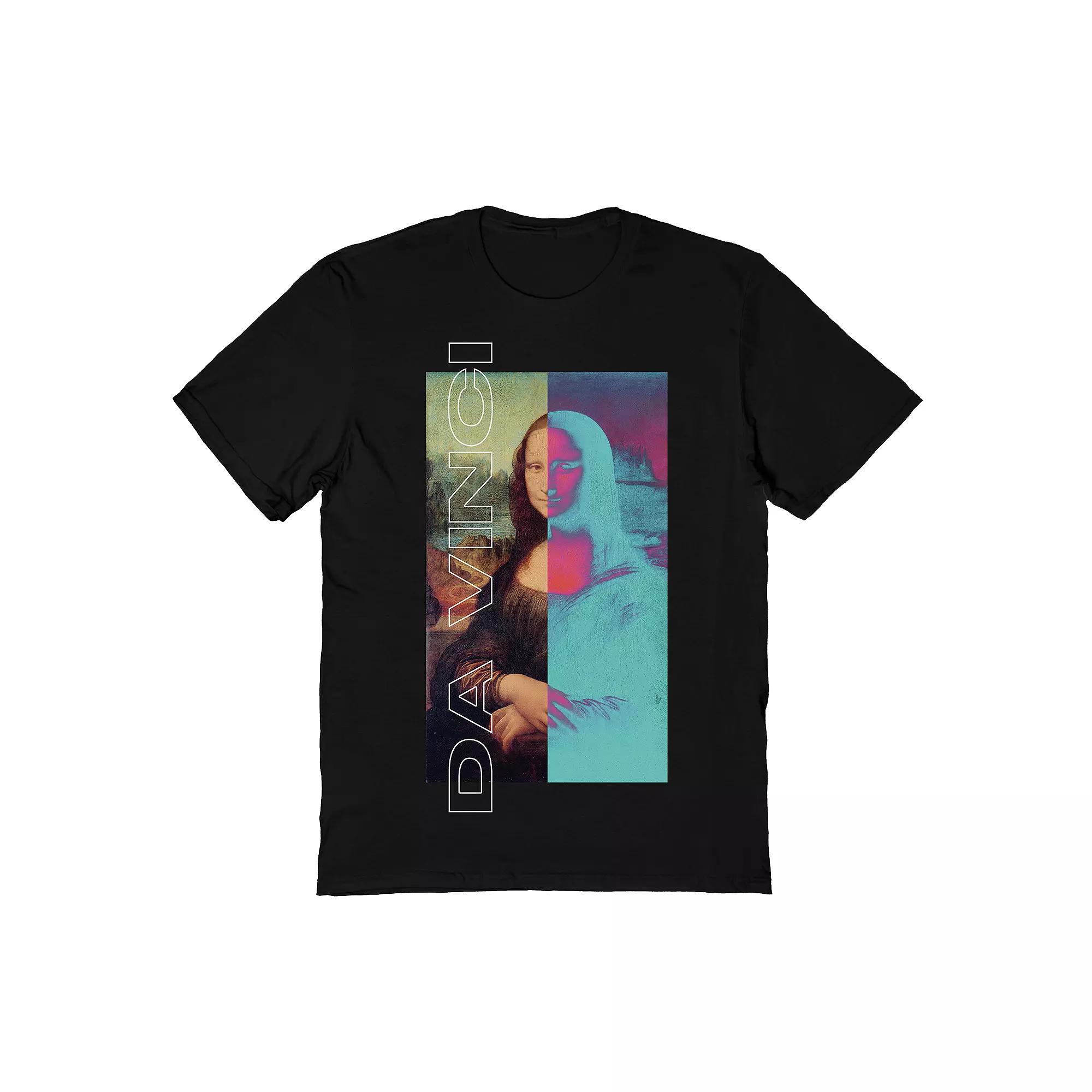 Men's Da Vinci Split Tee, Size: Large, Black Product Image