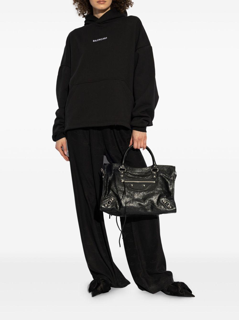 logo-embroidered hoodie Product Image