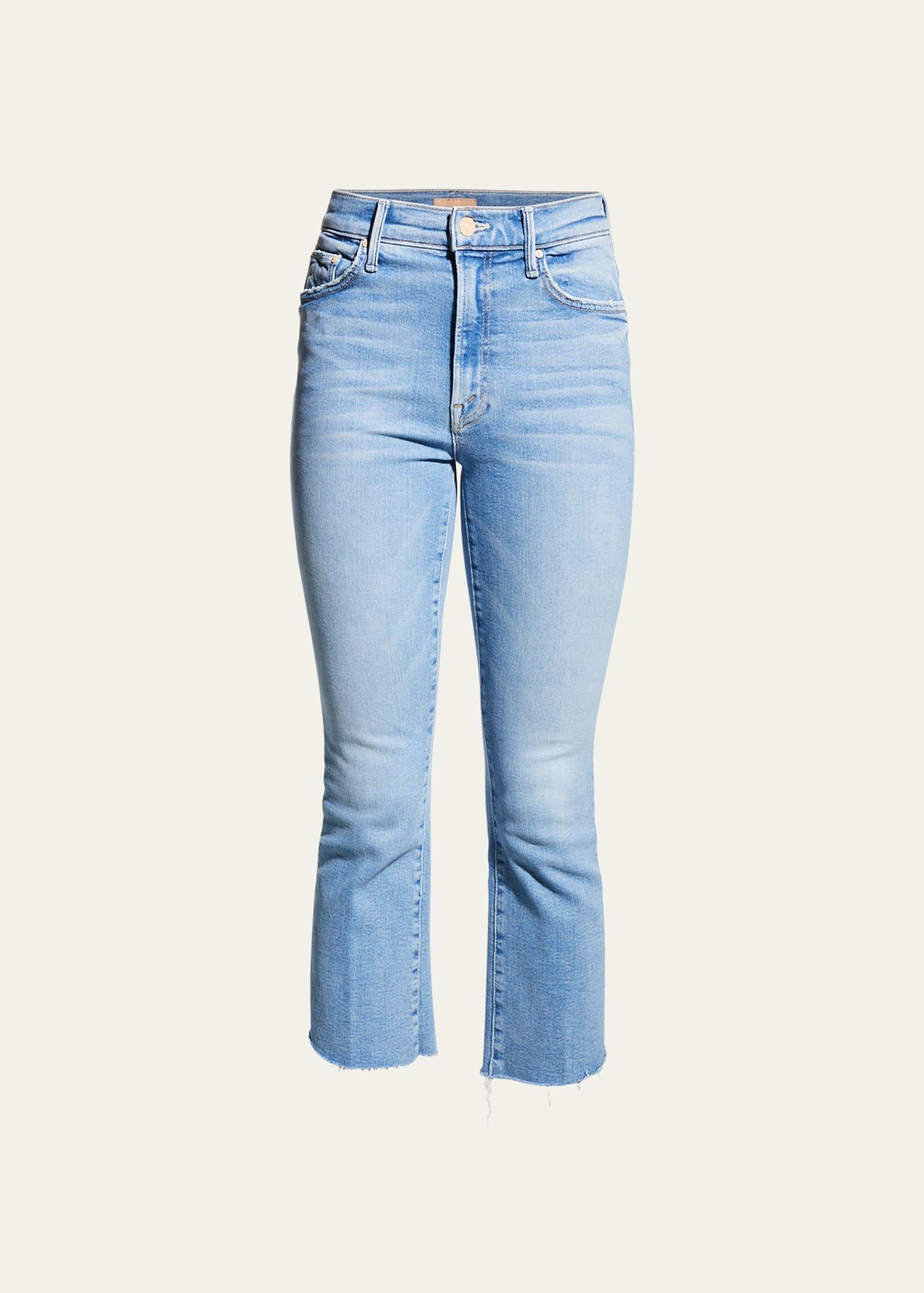 Womens The Insider Crop Step Fray Jeans Product Image
