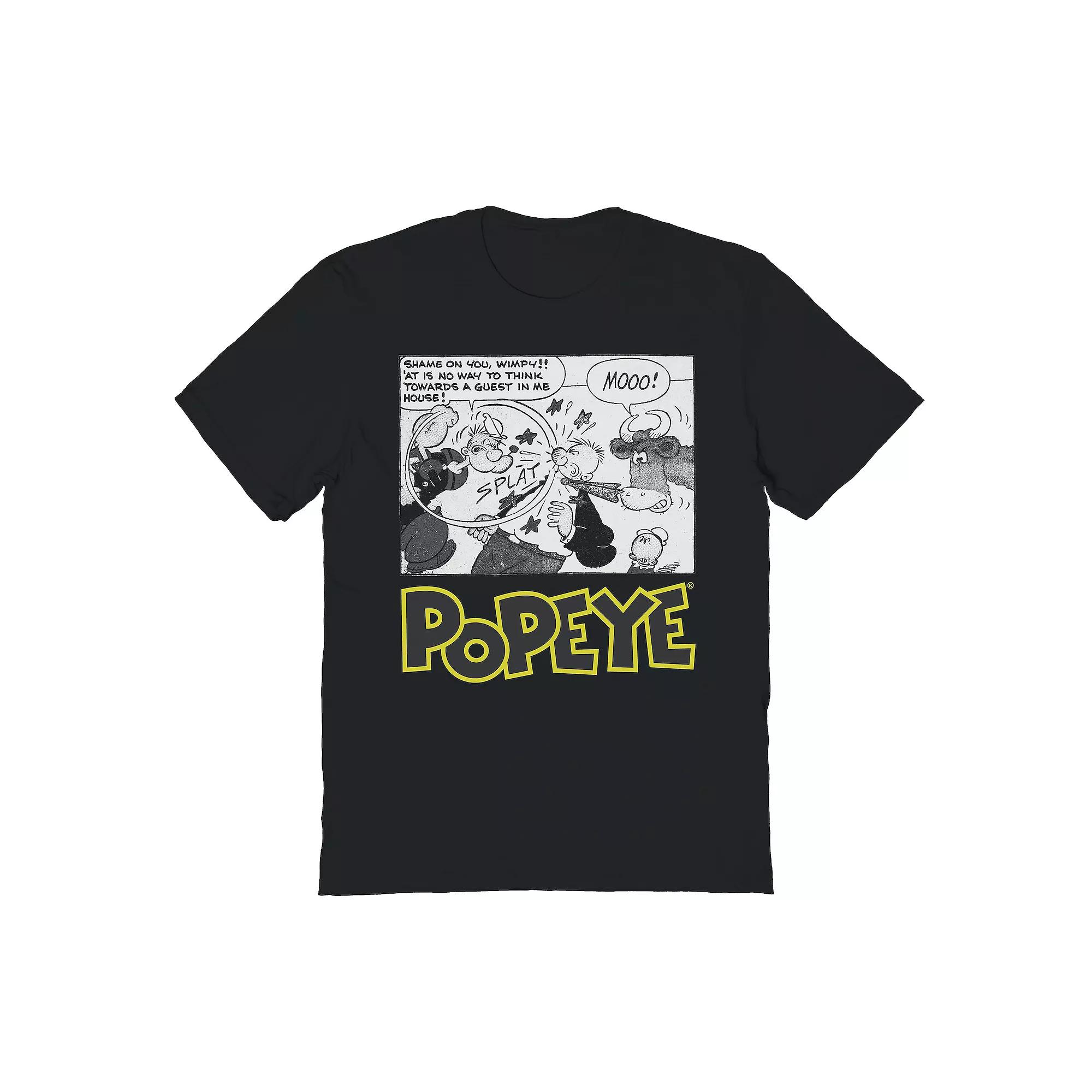 Men's Cow Comic Jumbo Graphic Tee, Size: XL, Black Product Image