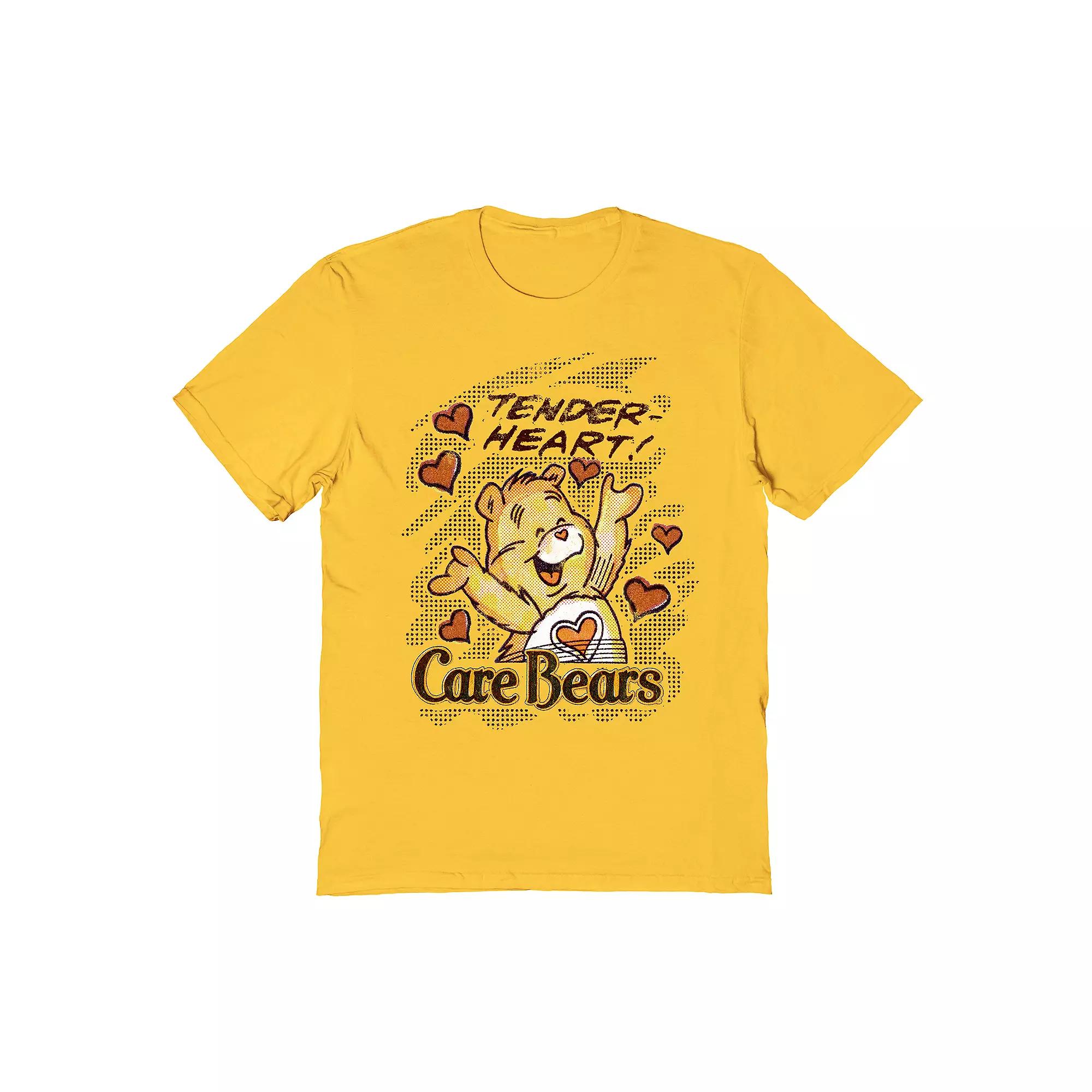 Men's Care Bear T-Shirt, Size: Large, Gold Product Image