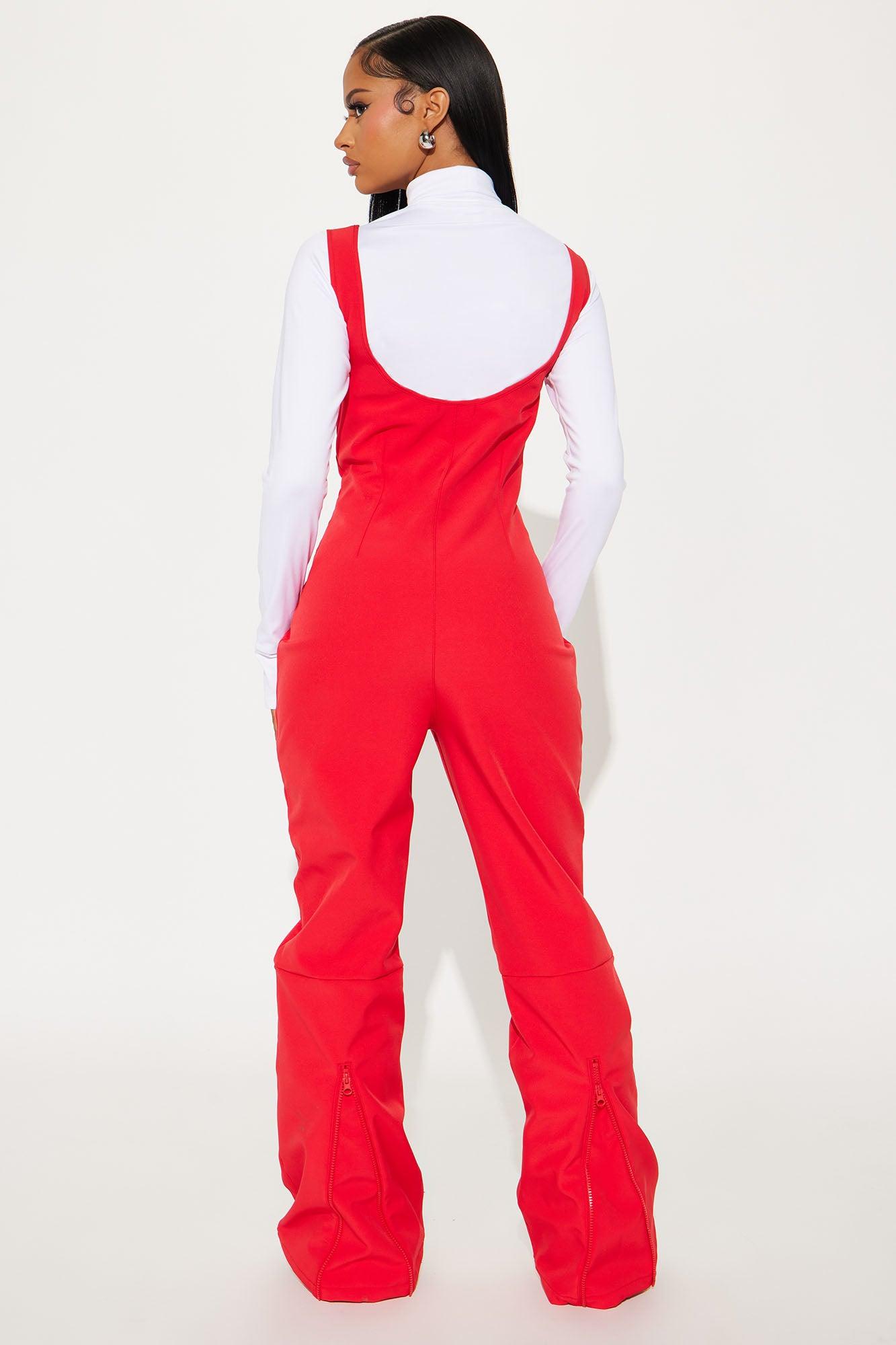 Out Cold Ski Jumpsuit - Red Product Image