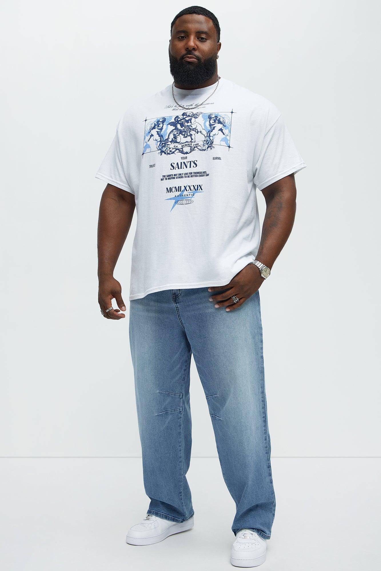 Celestial Saints Short Sleeve Tee - White Male Product Image