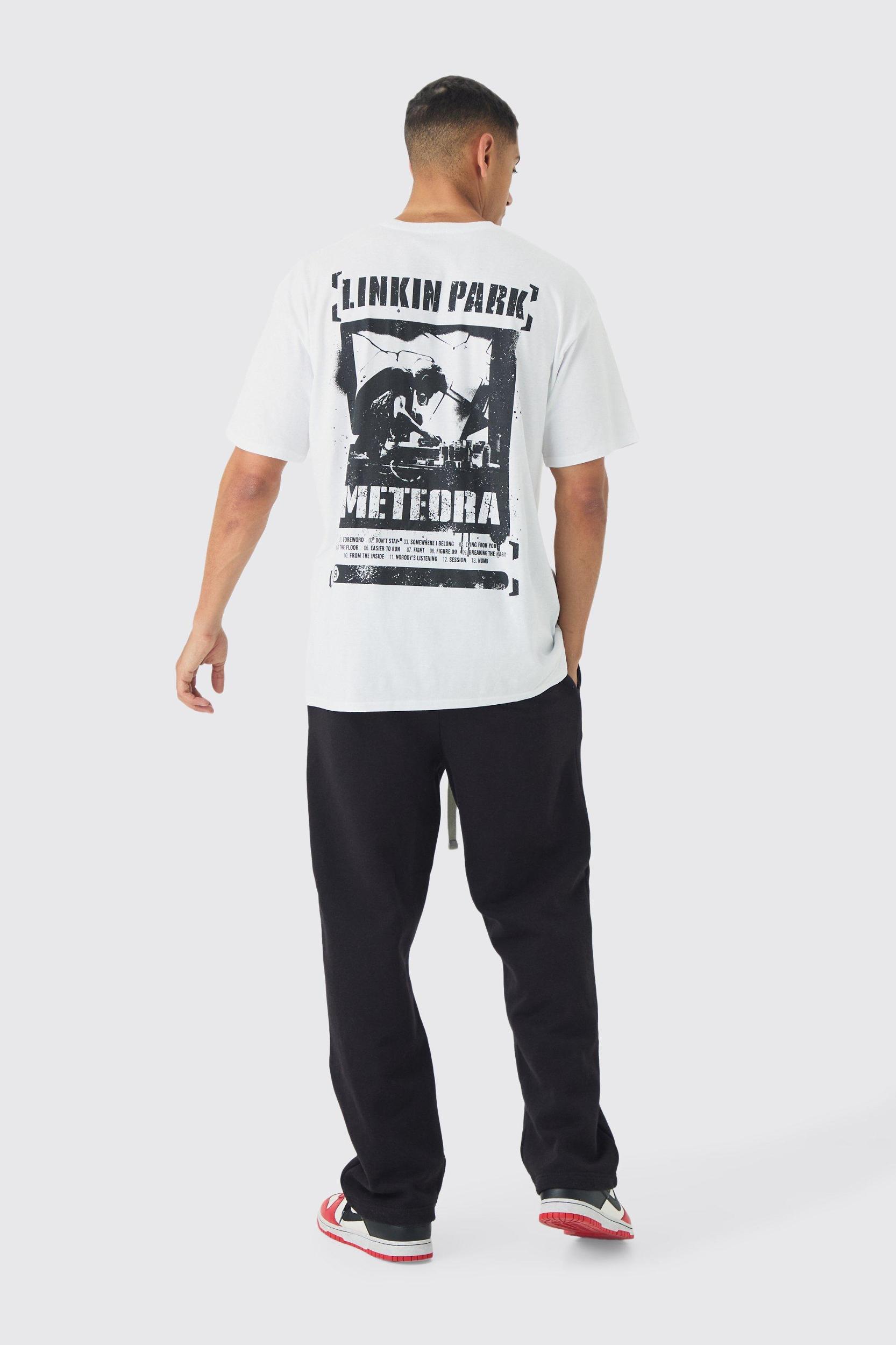 Oversized Linkin Park Band License Print T-Shirt | boohooMAN USA Product Image