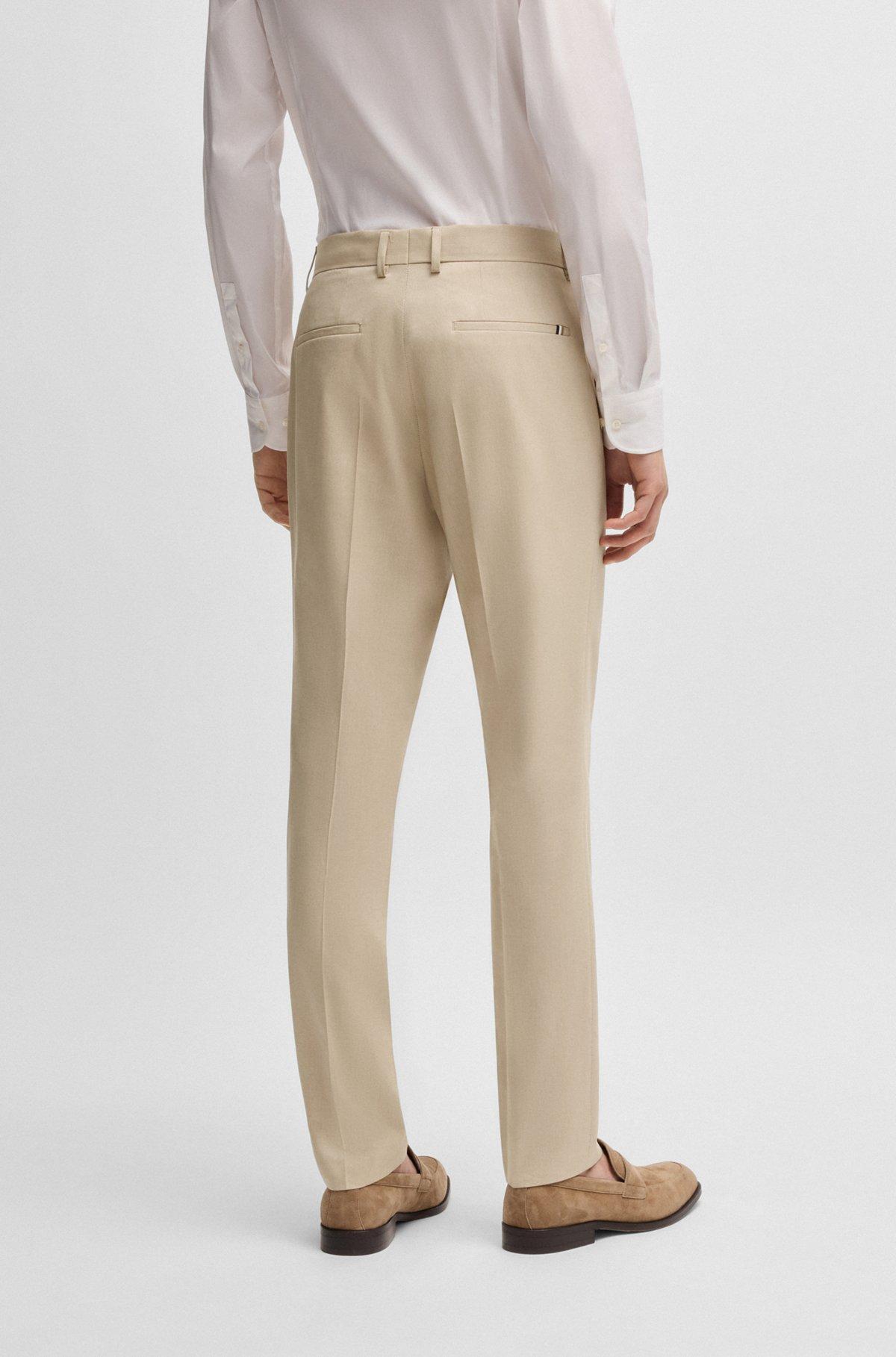 Formal trousers in stretch chiffon Product Image