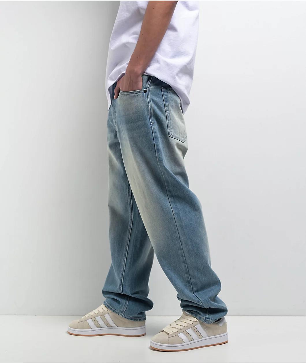 Ninth Hall Ambush Dragon Raw Indigo Denim Loose Fit Jeans Product Image