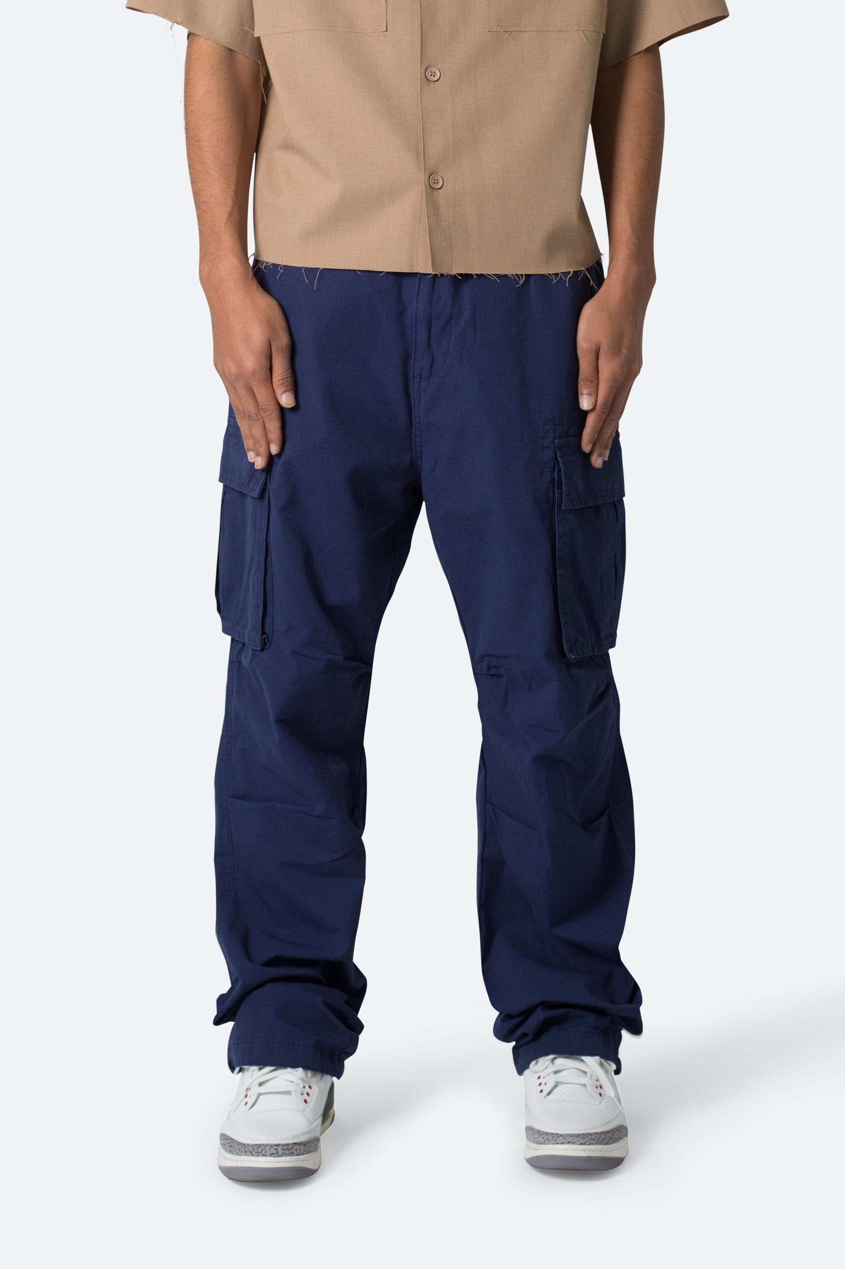 Ultra Baggy Vintage Cargo Pants - Navy Product Image