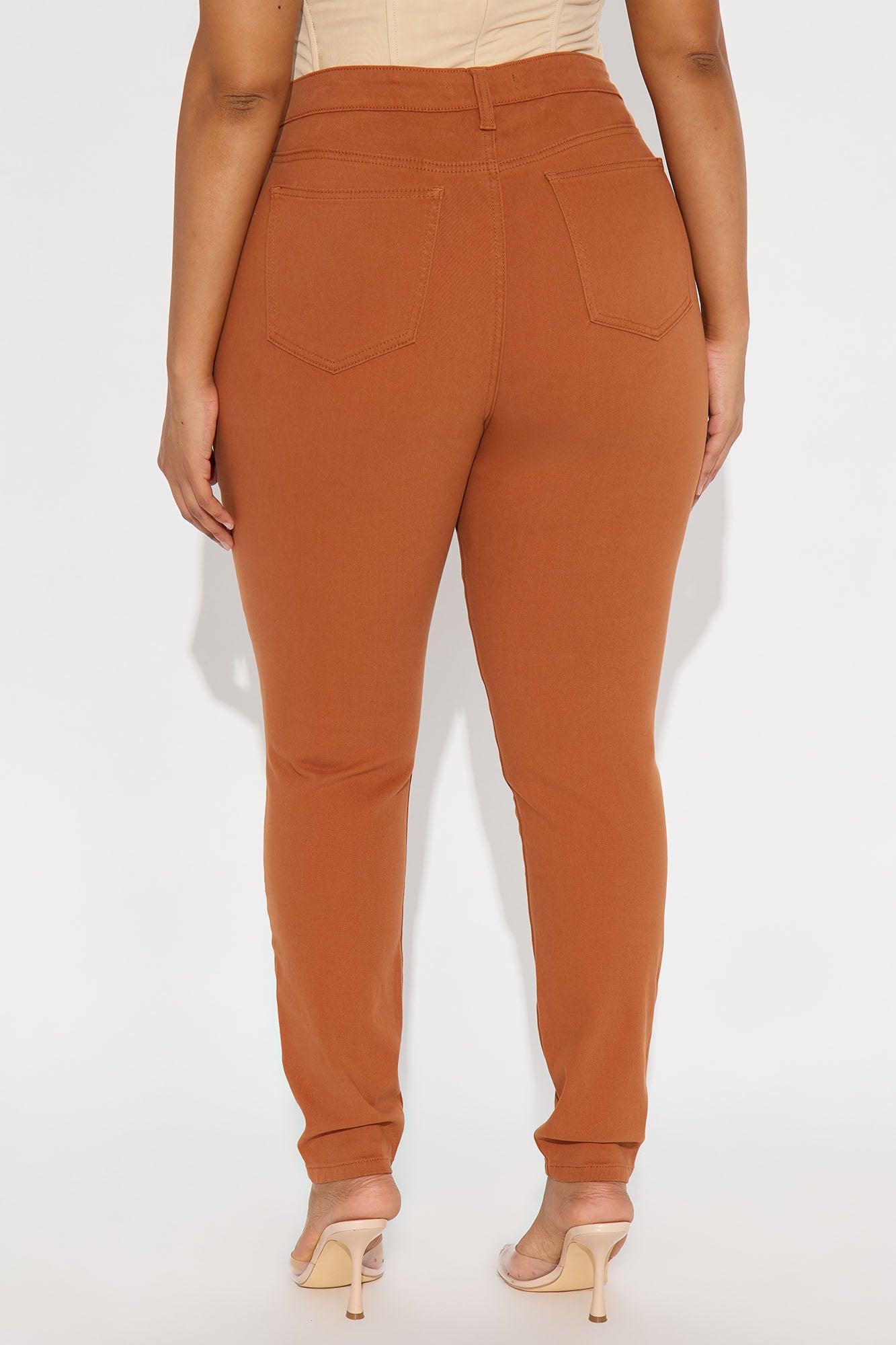 Skinny Uniform Pants - Rust Female Product Image