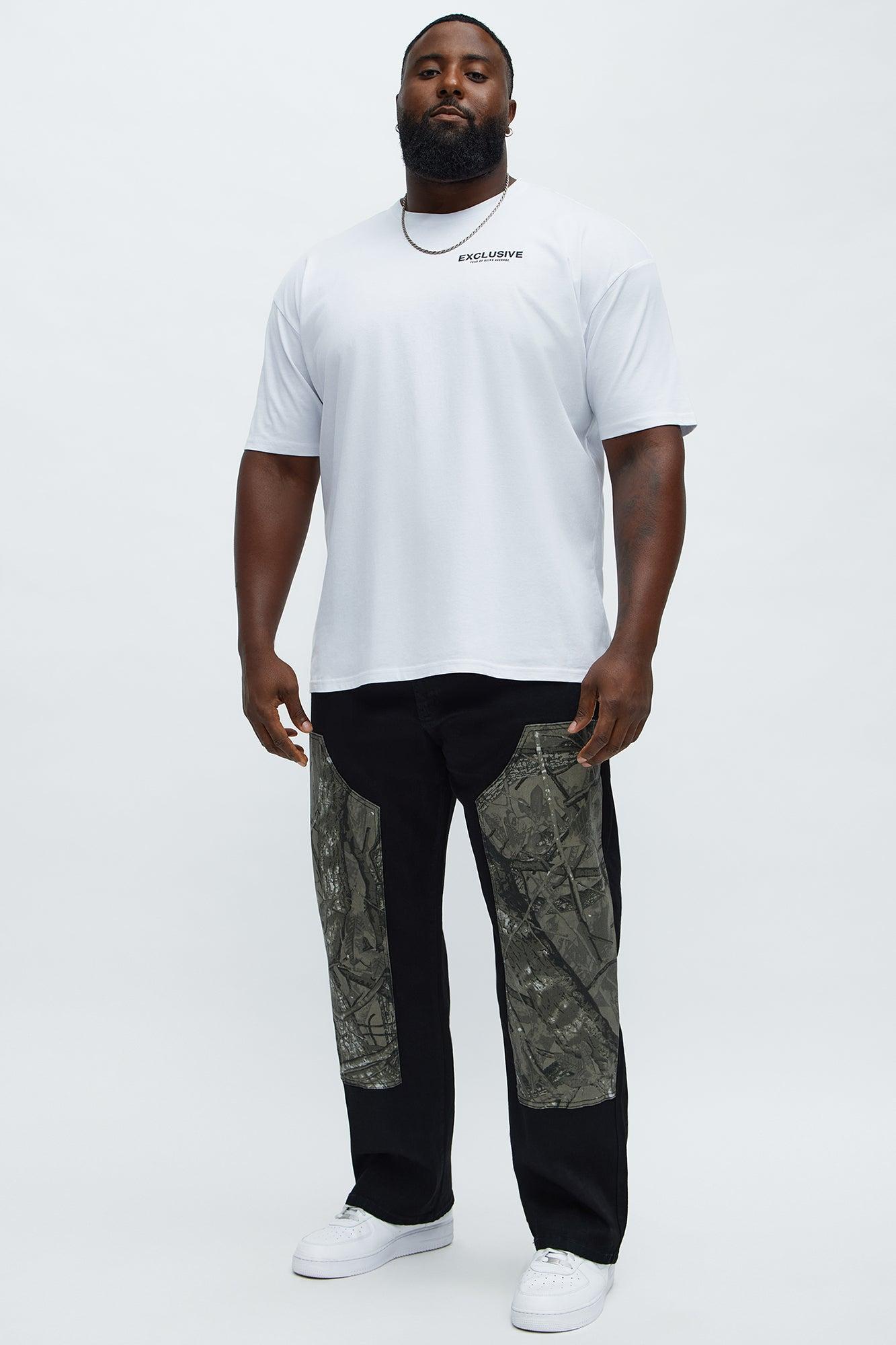 Exclusive Fear Of Being Average Short Sleeve Tee - White Male Product Image