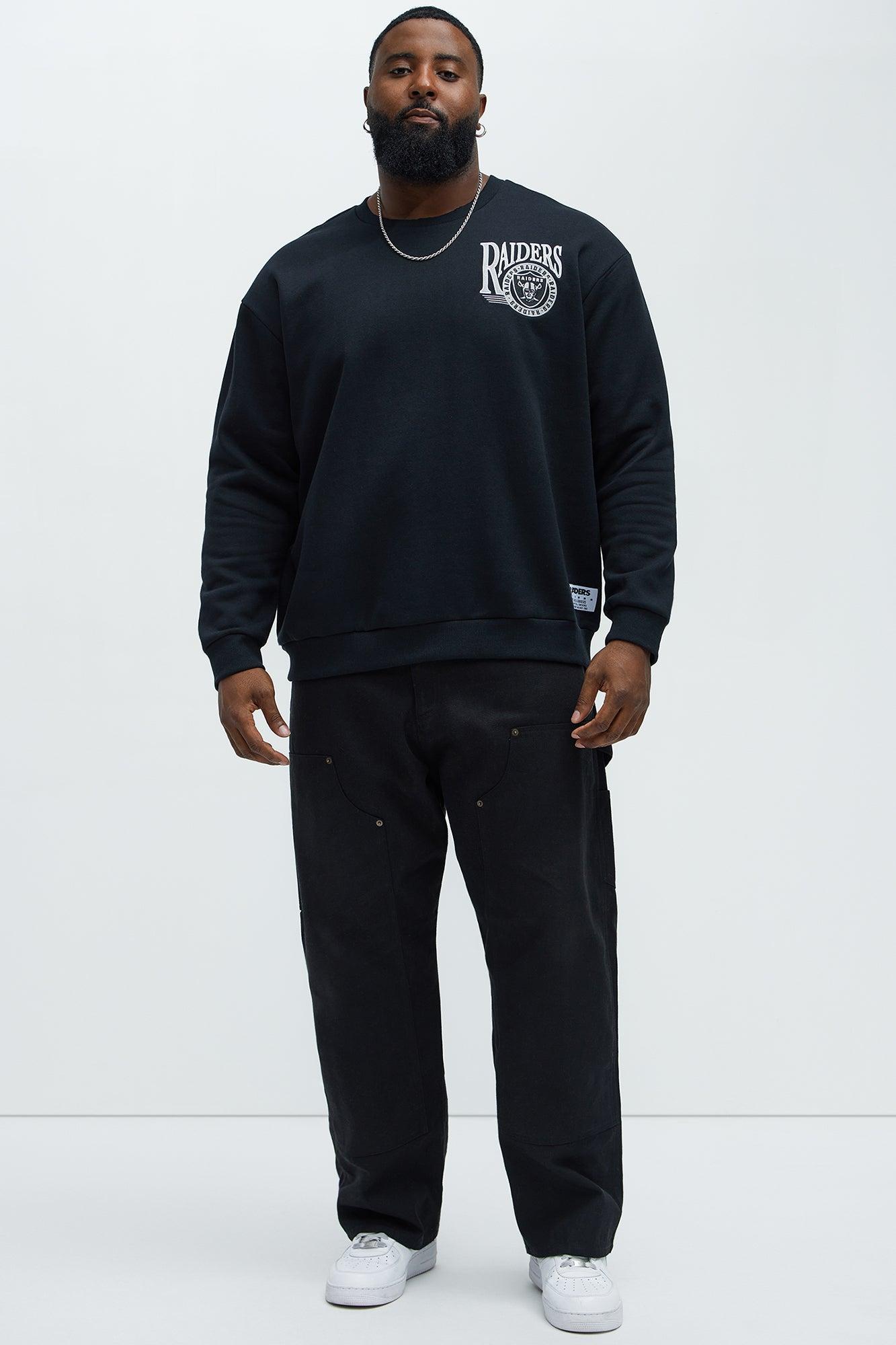 Raiders Crewneck Sweatshirt - Black Male Product Image