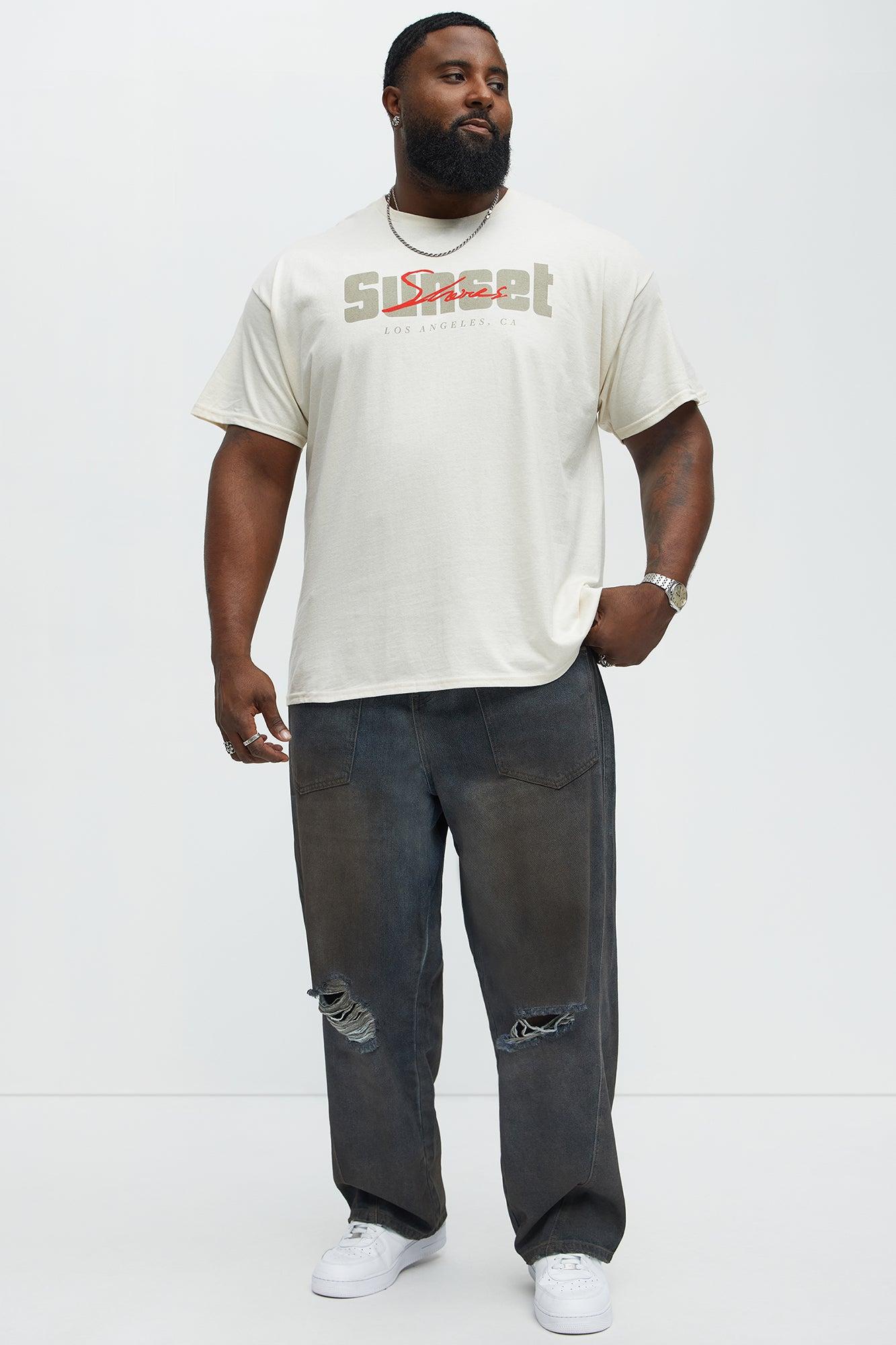 Sunset LA Short Sleeve Tee - Natural Product Image