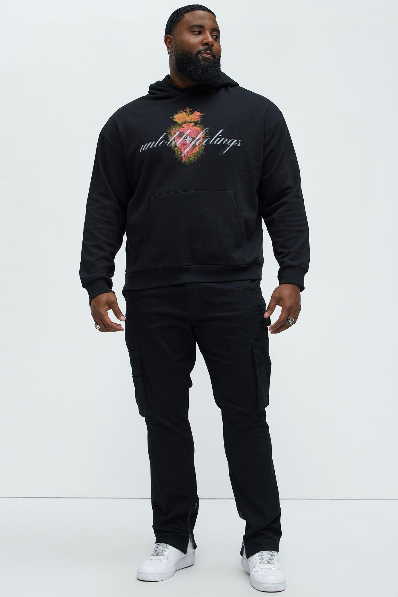 Workmans Utility Stacked Slim Cargo Pants - Black Product Image