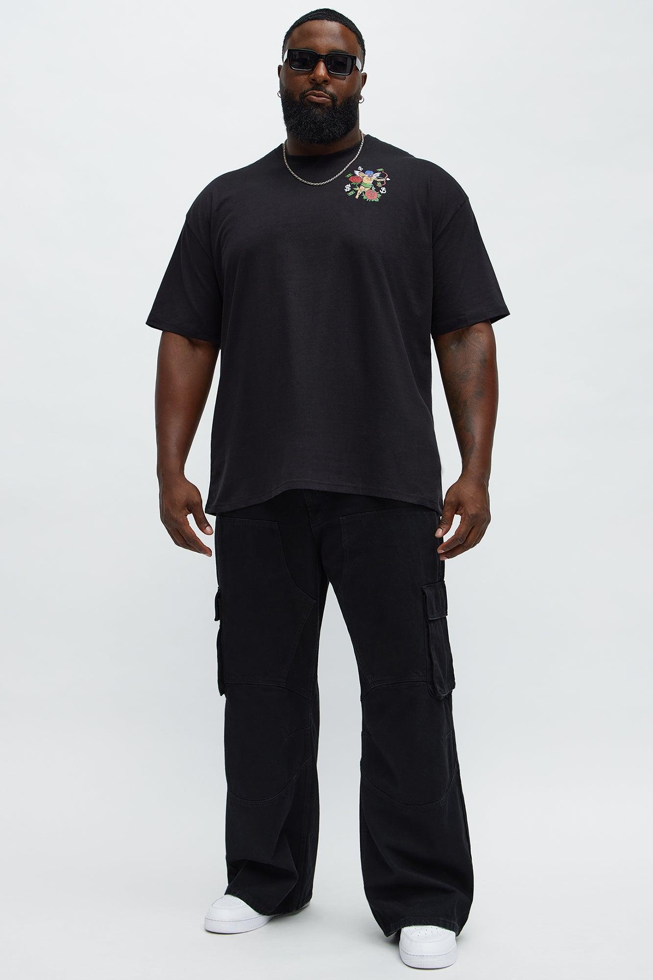 Hustle Daily No Excuses Short Sleeve Tee - Black Male Product Image