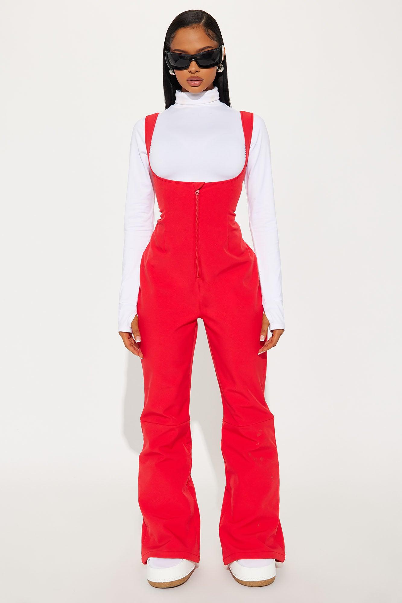 Out Cold Ski Jumpsuit - Red Product Image