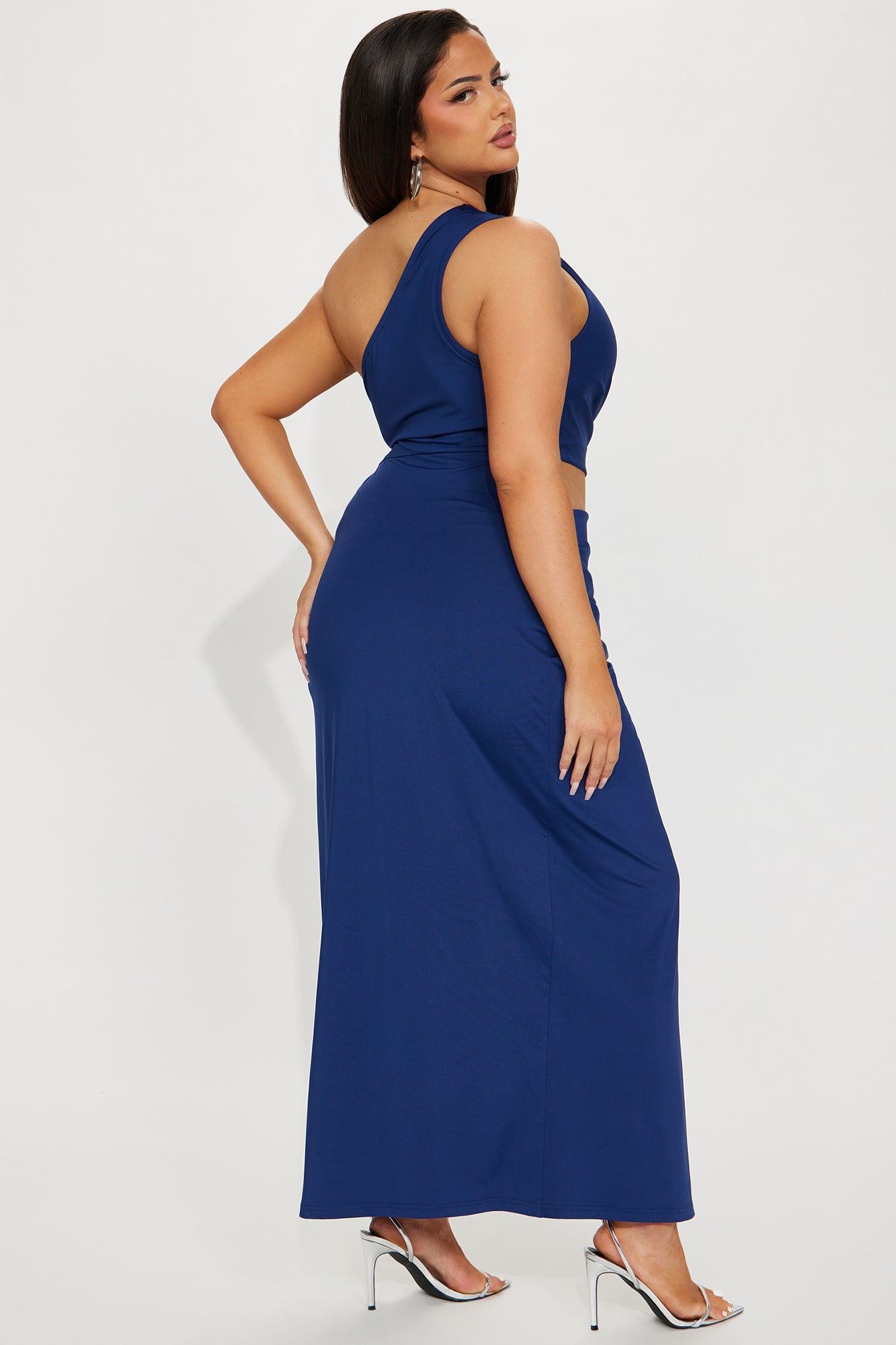 Catching Looks Maxi Dress - Navy Product Image