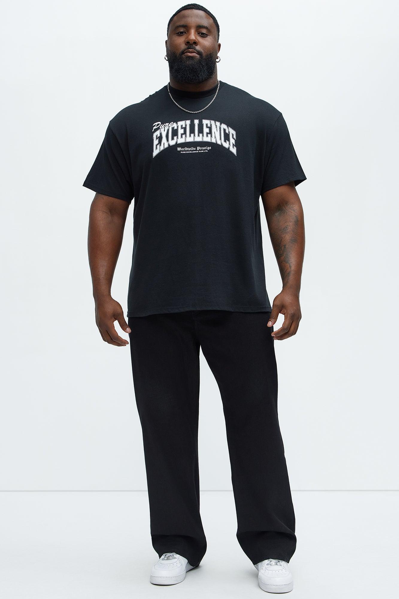 Pure Excellence Short Sleeve Tee - Black Product Image