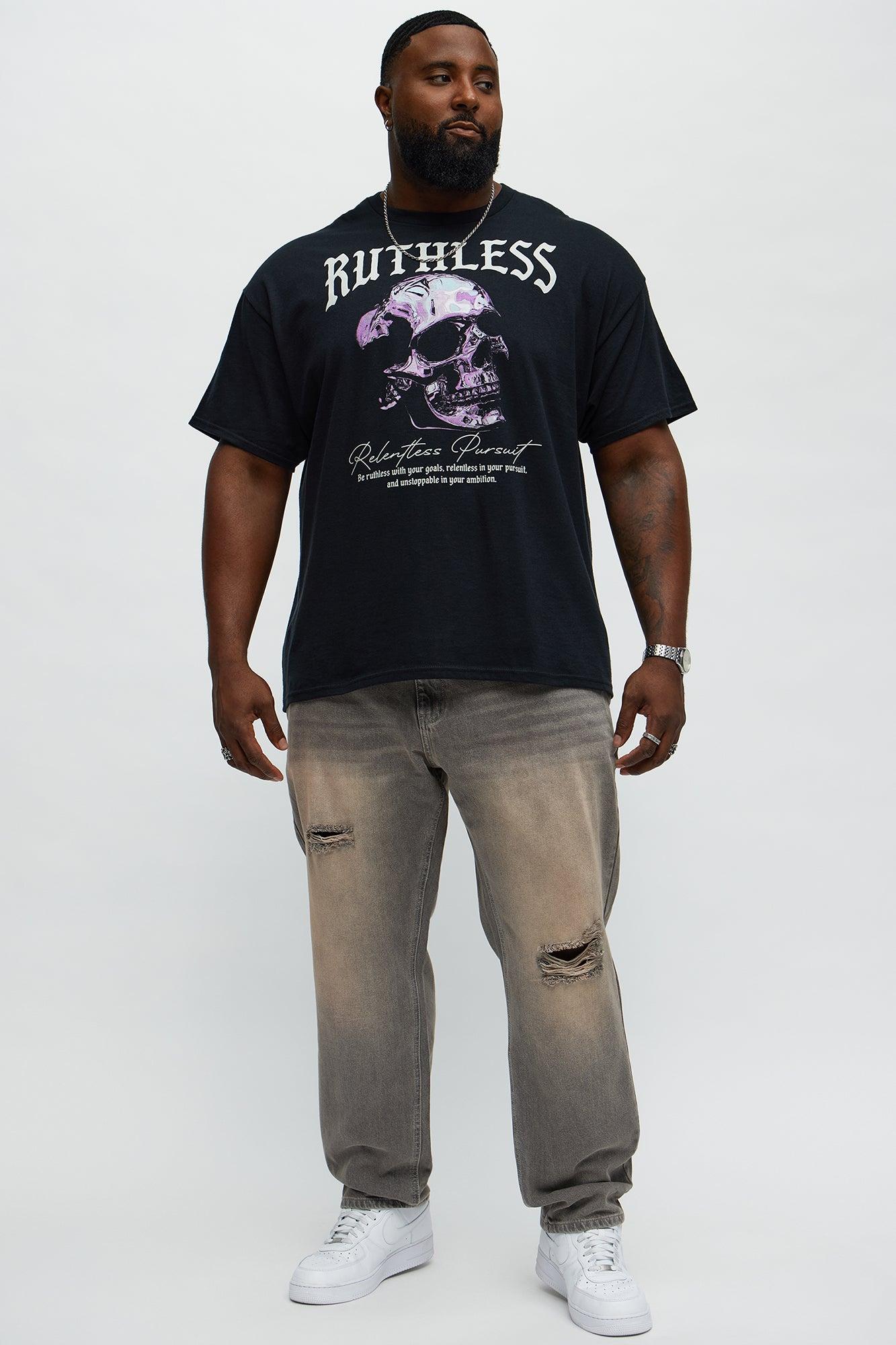 Ruthless Pursuit Short Sleeve Tee - Black Product Image