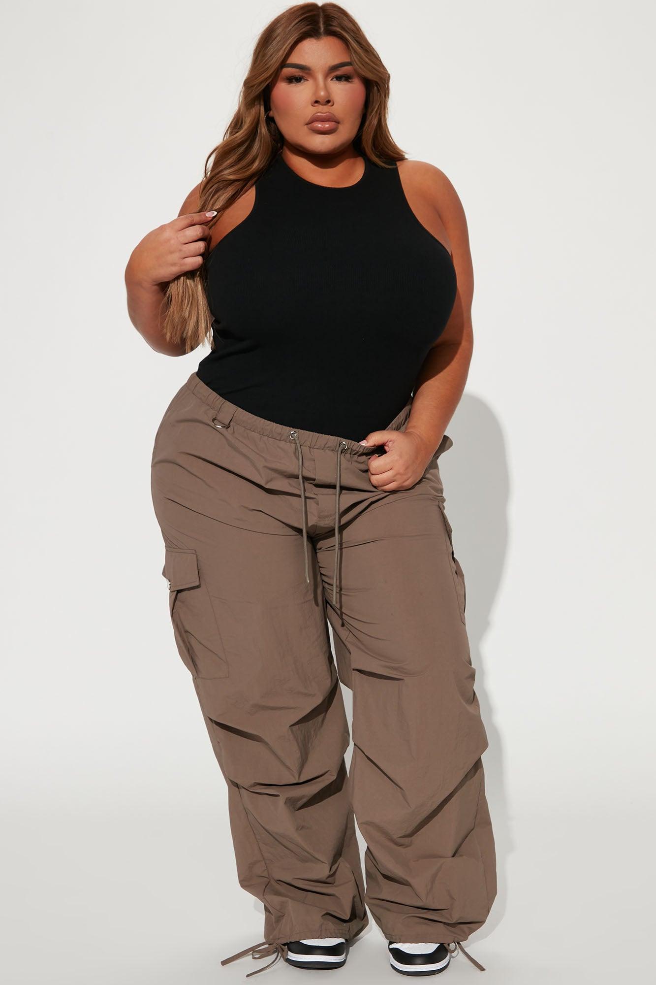 Model Attitude Racerback Bodysuit - Black Product Image