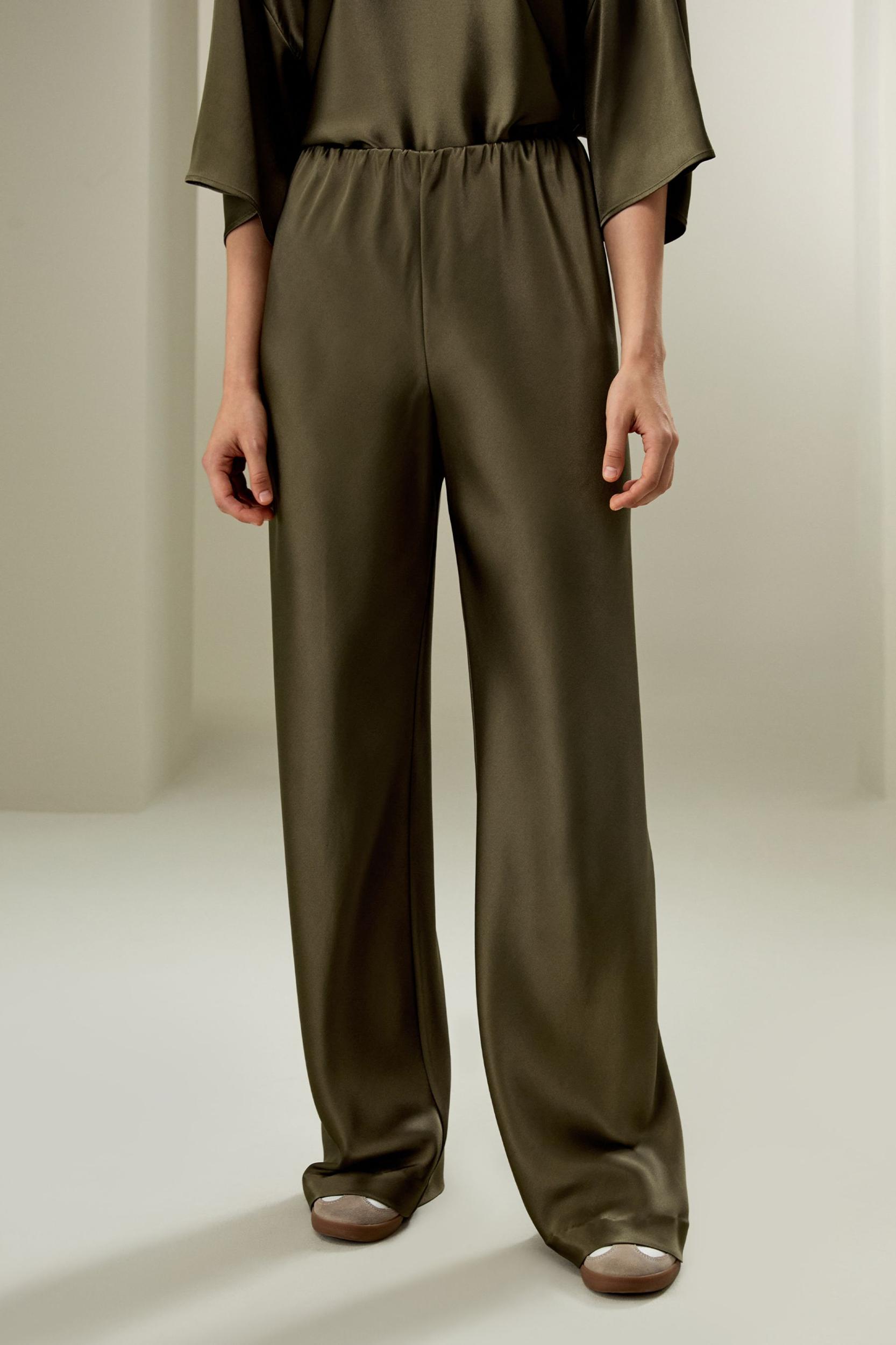 LILYSILK Silk Pants Women - Lily White 100 Silk - Classic Relaxed Fit Pants Petite 8 Product Image