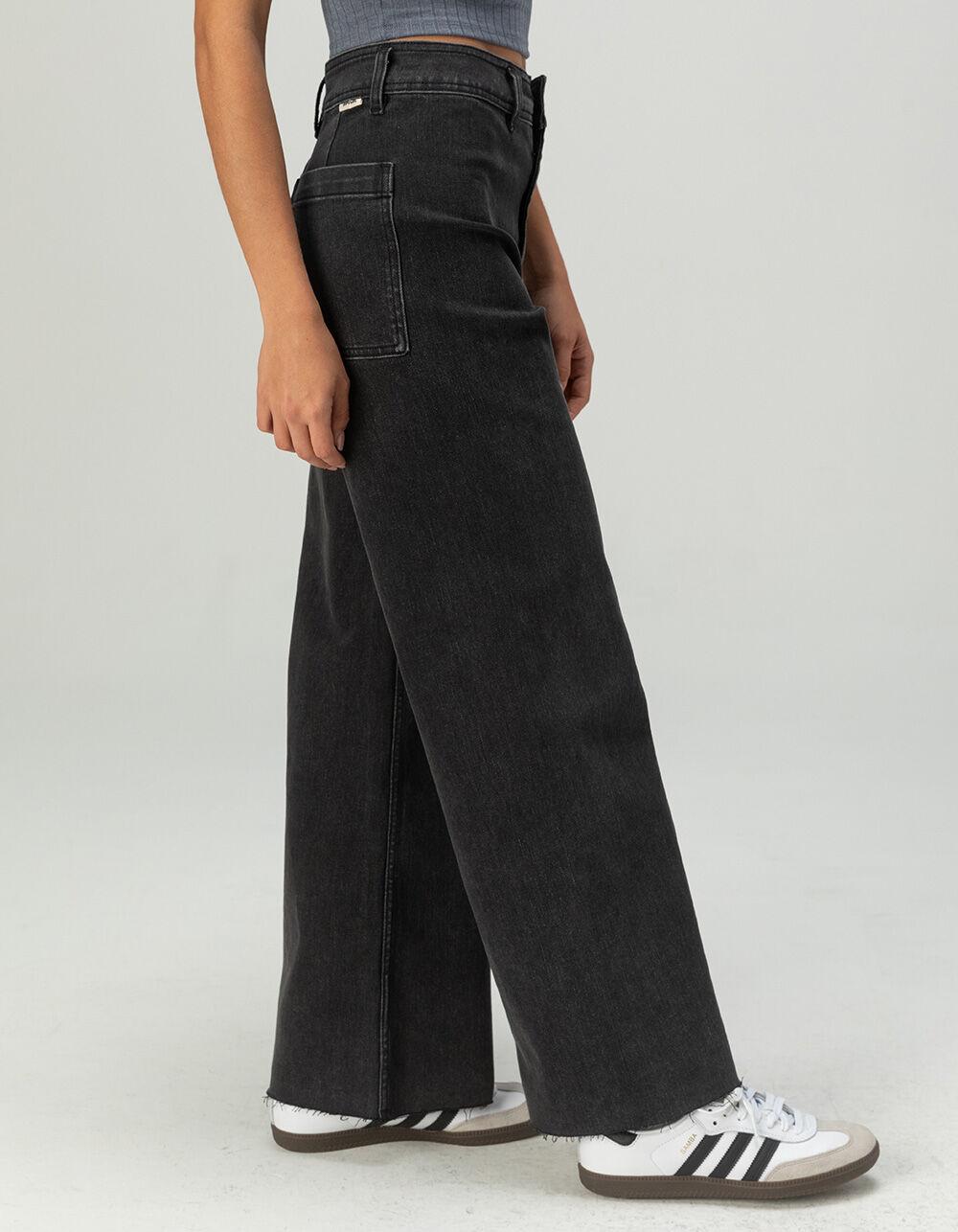 RIP CURL Holiday Denim Wide Leg Womens Jeans - BLACK DENIM Product Image
