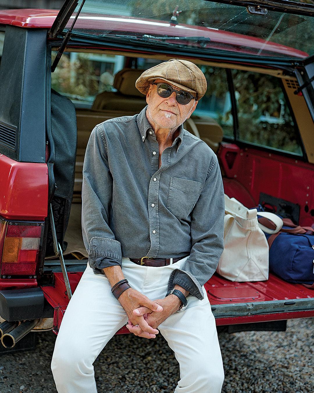 Garment Dyed Oxford Shirt in Graphite Product Image