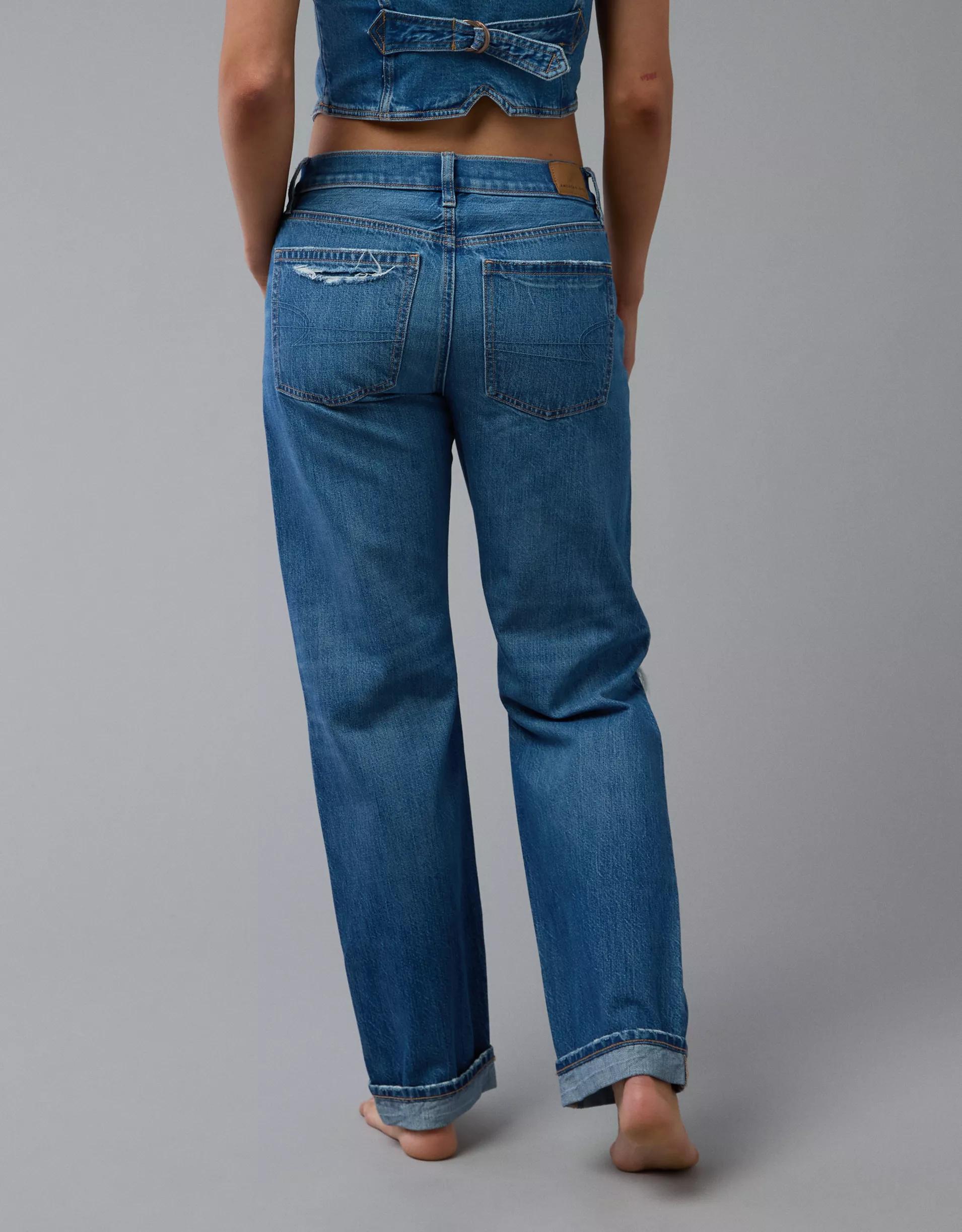 AE Ripped Low-Rise Ex-Boyfriend Jean Product Image
