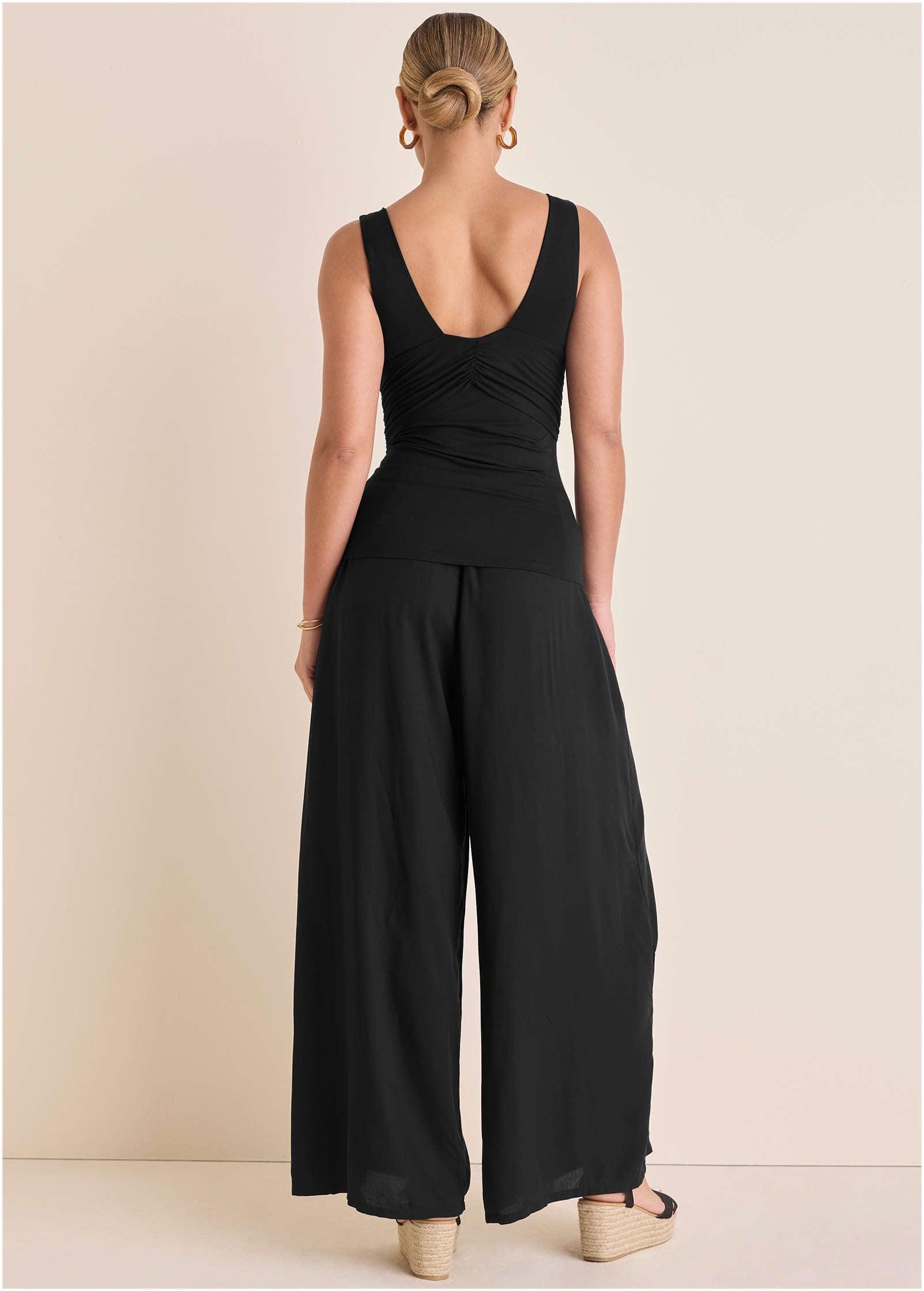 Cut-Out Tank  - Black Product Image