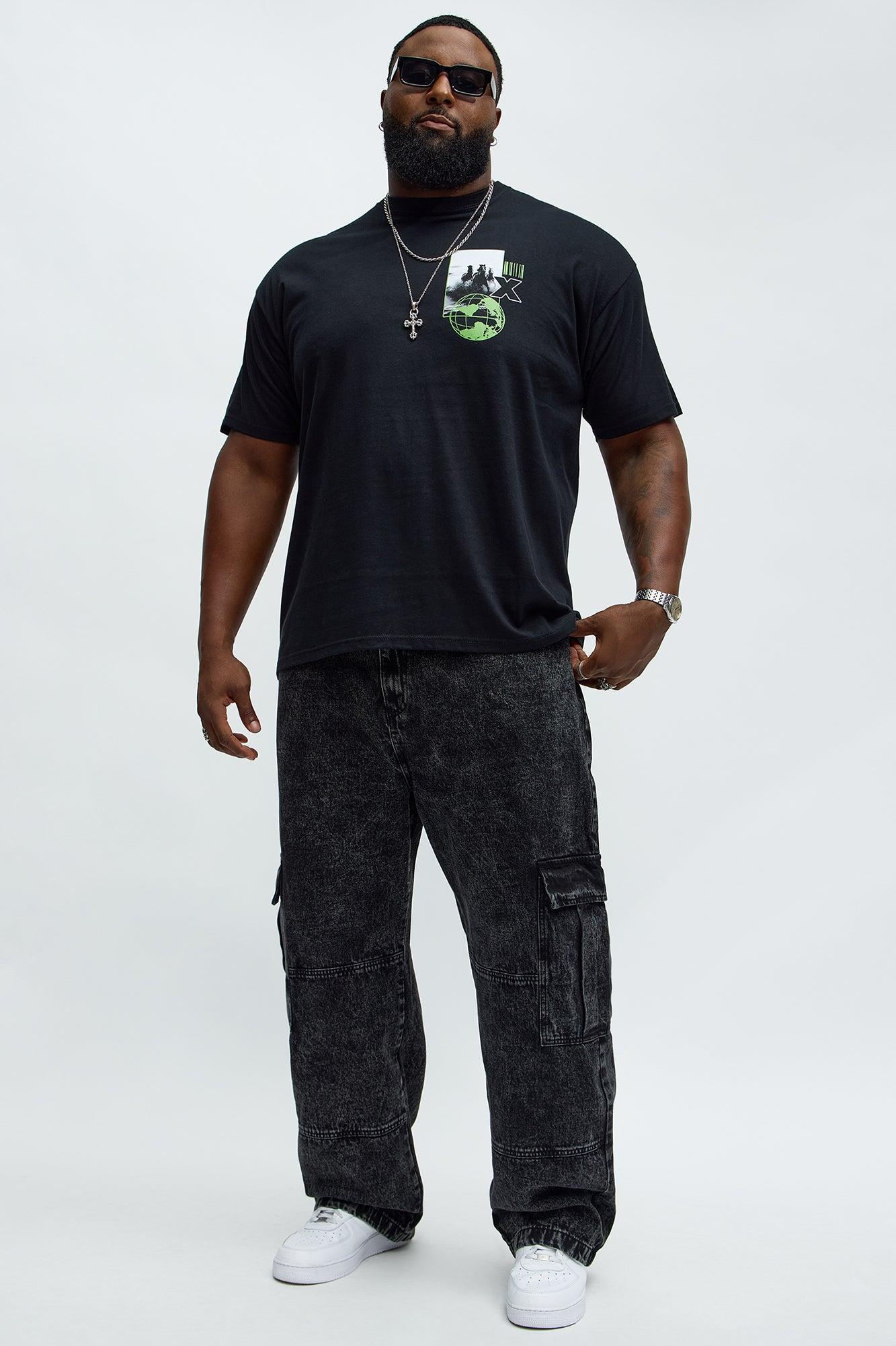 The Wild World Stampede Short Sleeve Tee - Black Male Product Image