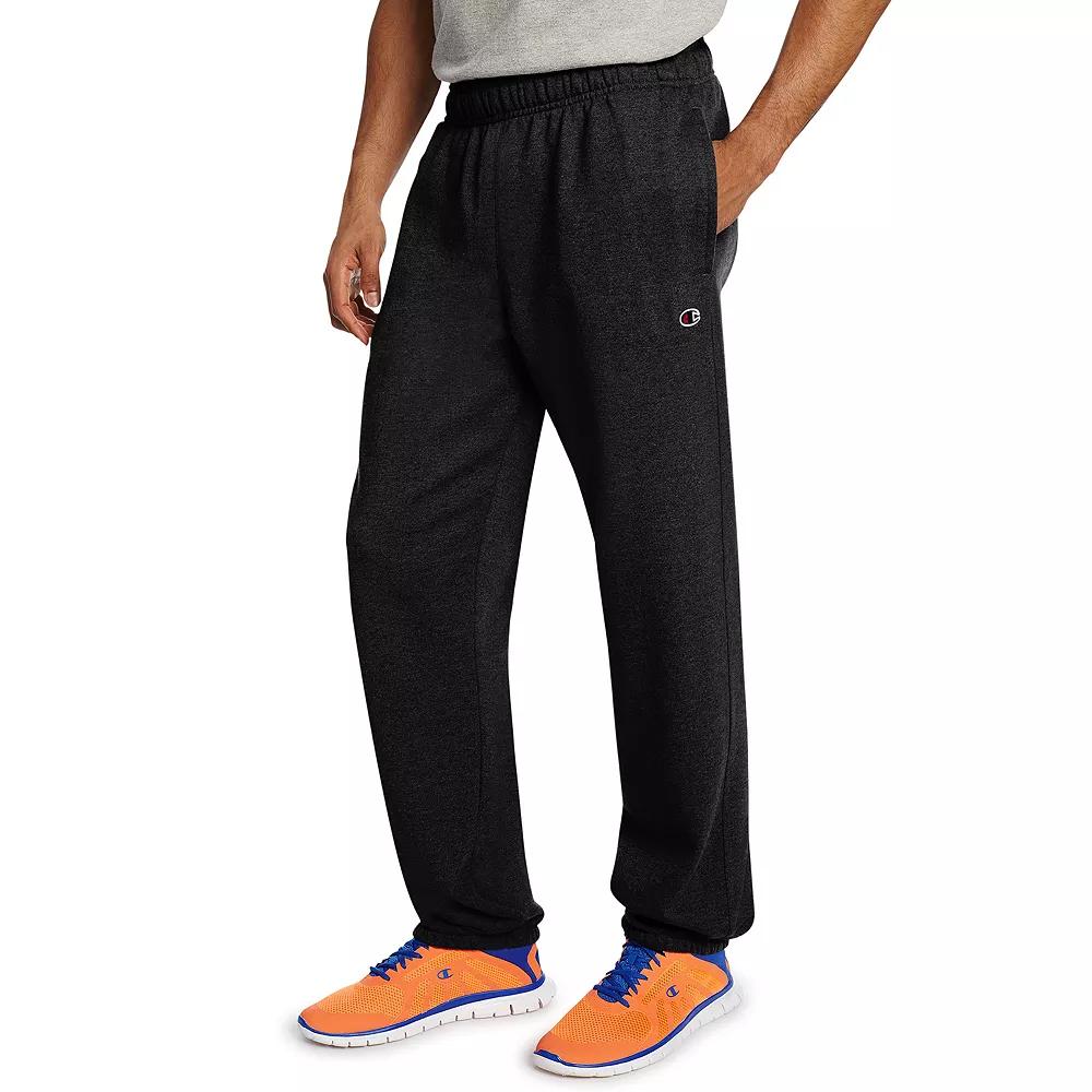 Mens Champion Cinched Fleece Pants Blue Product Image