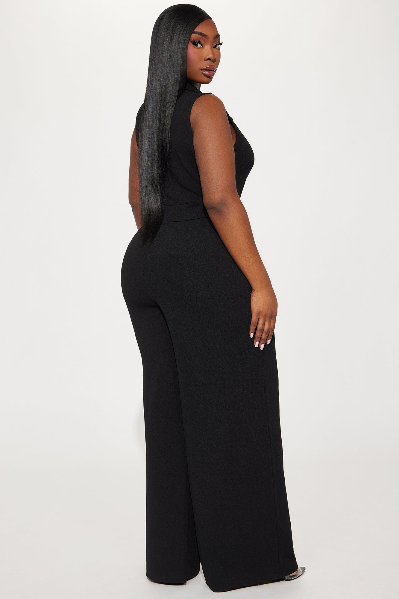 Chained To Your Love Jumpsuit - Black Product Image