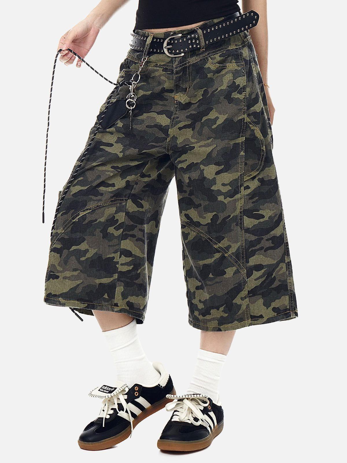 Aelfric Eden Camouflage Longline Barrel Jorts Product Image