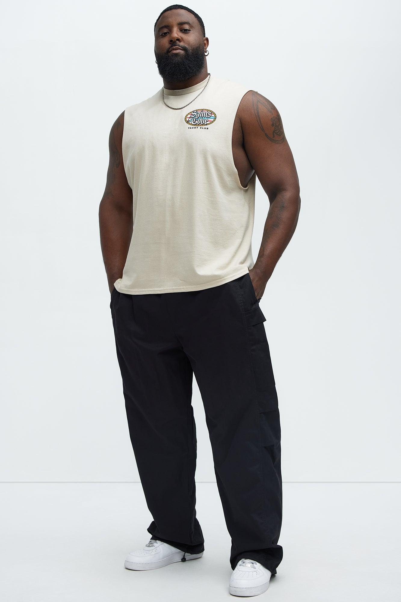 Saints Muscle Tee - Sand Product Image