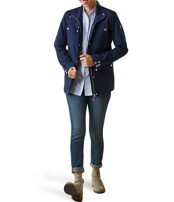 Ariat Calumet Water Resistant Snap Cuff Flap Pocket Field Jacket Product Image