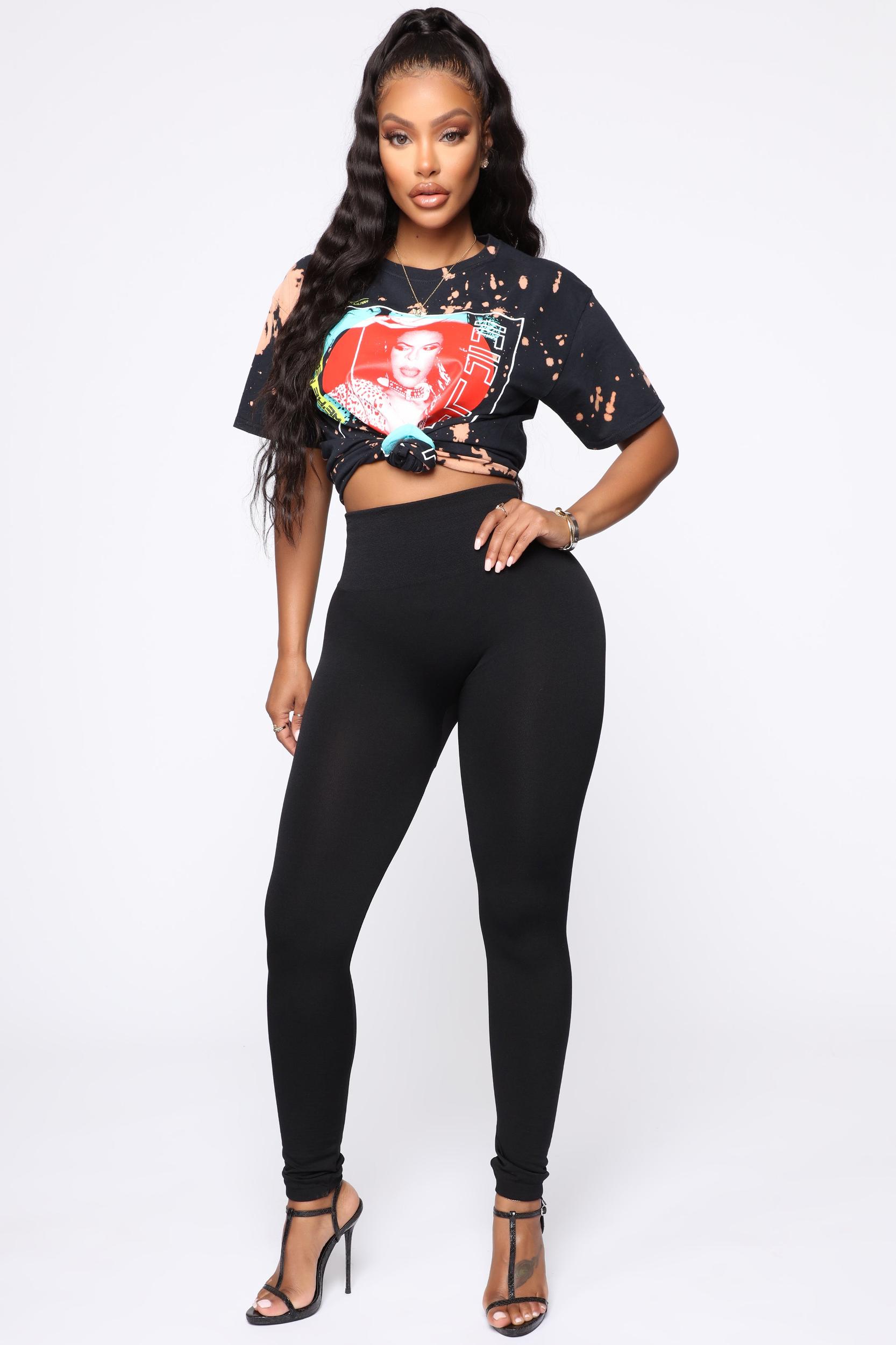 Smooth It Out High Rise Legging - Black Product Image