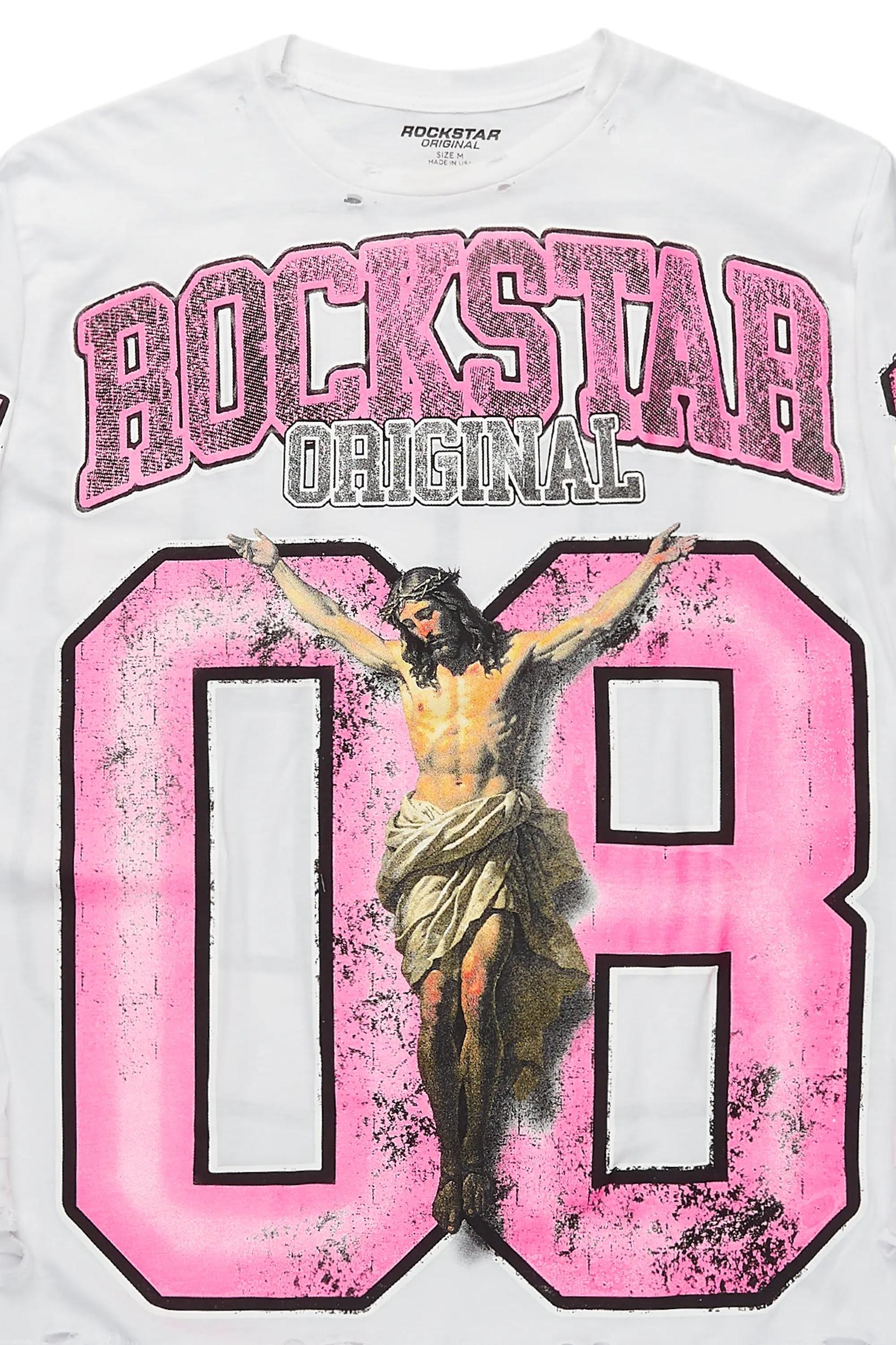 Tariqa White Long Sleeve T-Shirt Female Product Image