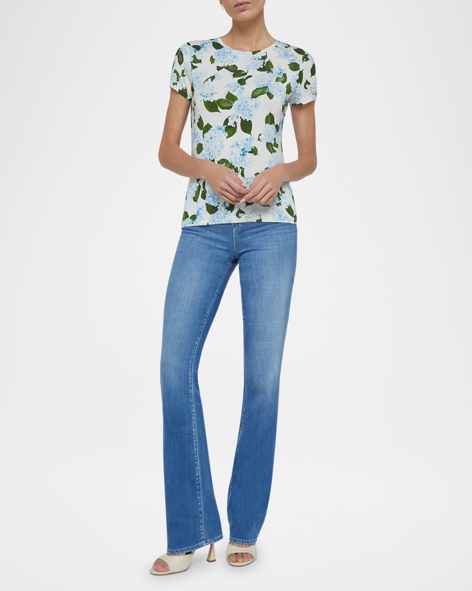 Ressi Short-Sleeve Hydrangea Tee Product Image